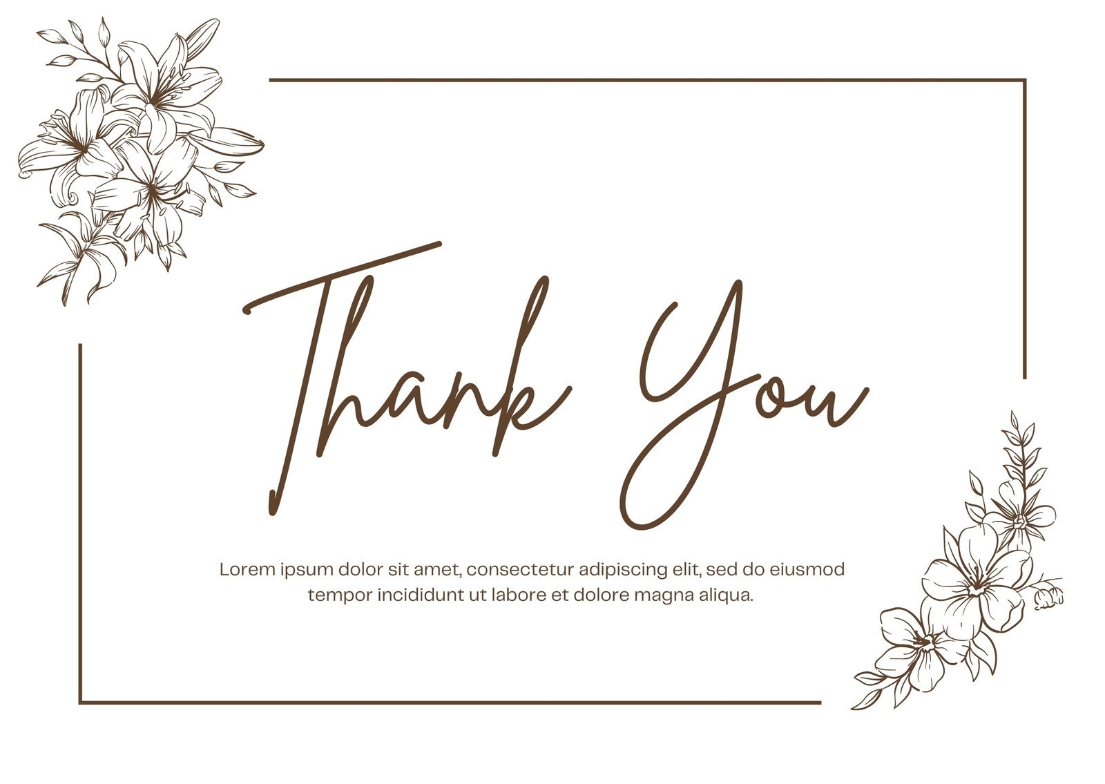 Page 2 Printable Customizable Thank You Card Templates Canva