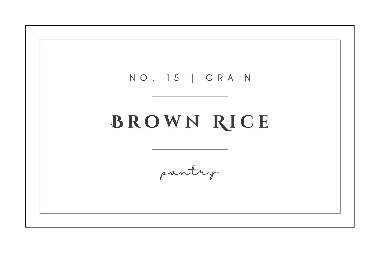 Free Printable Food Labels Templates