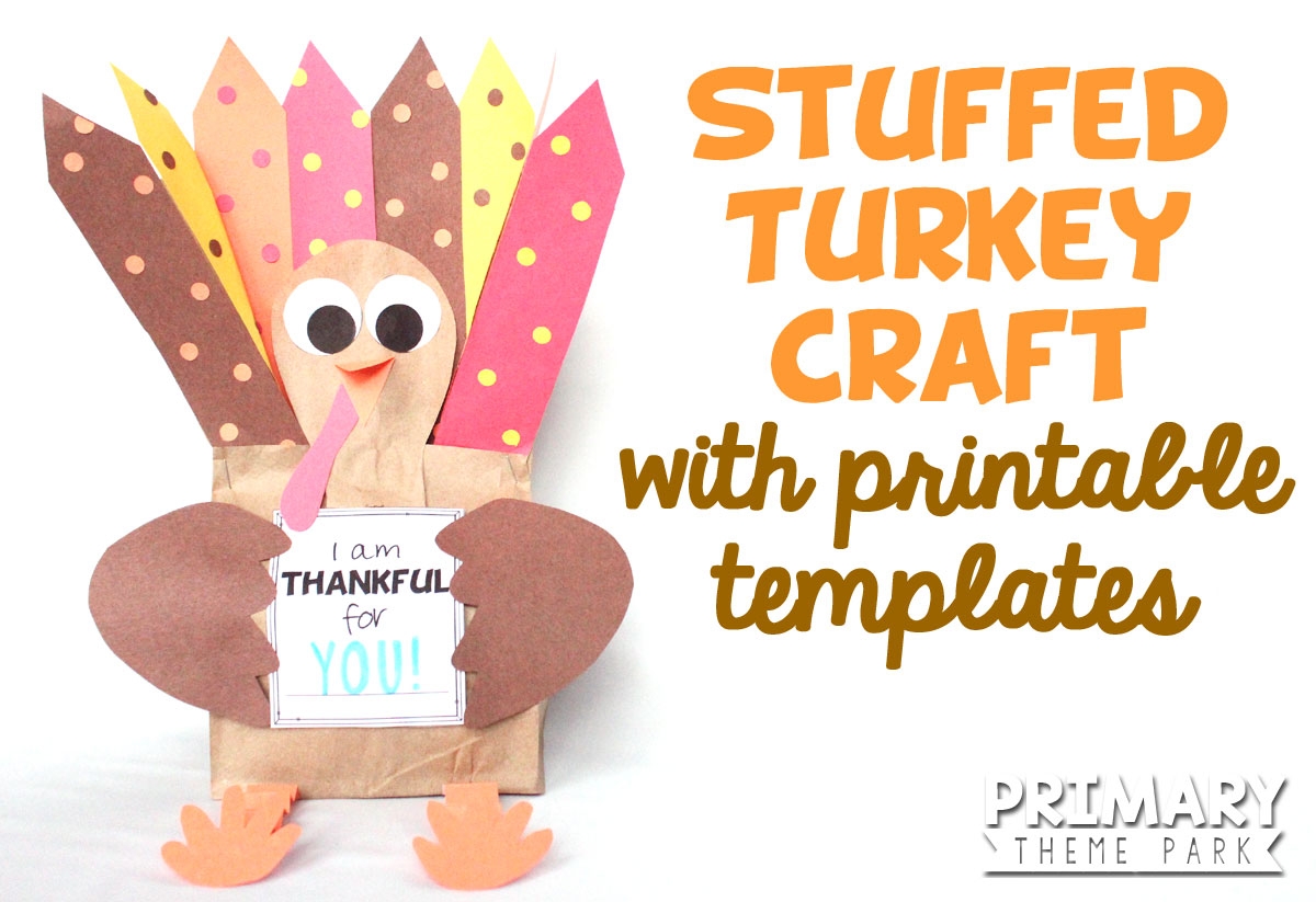 Paper Bag Turkey Craft Primary Theme Park