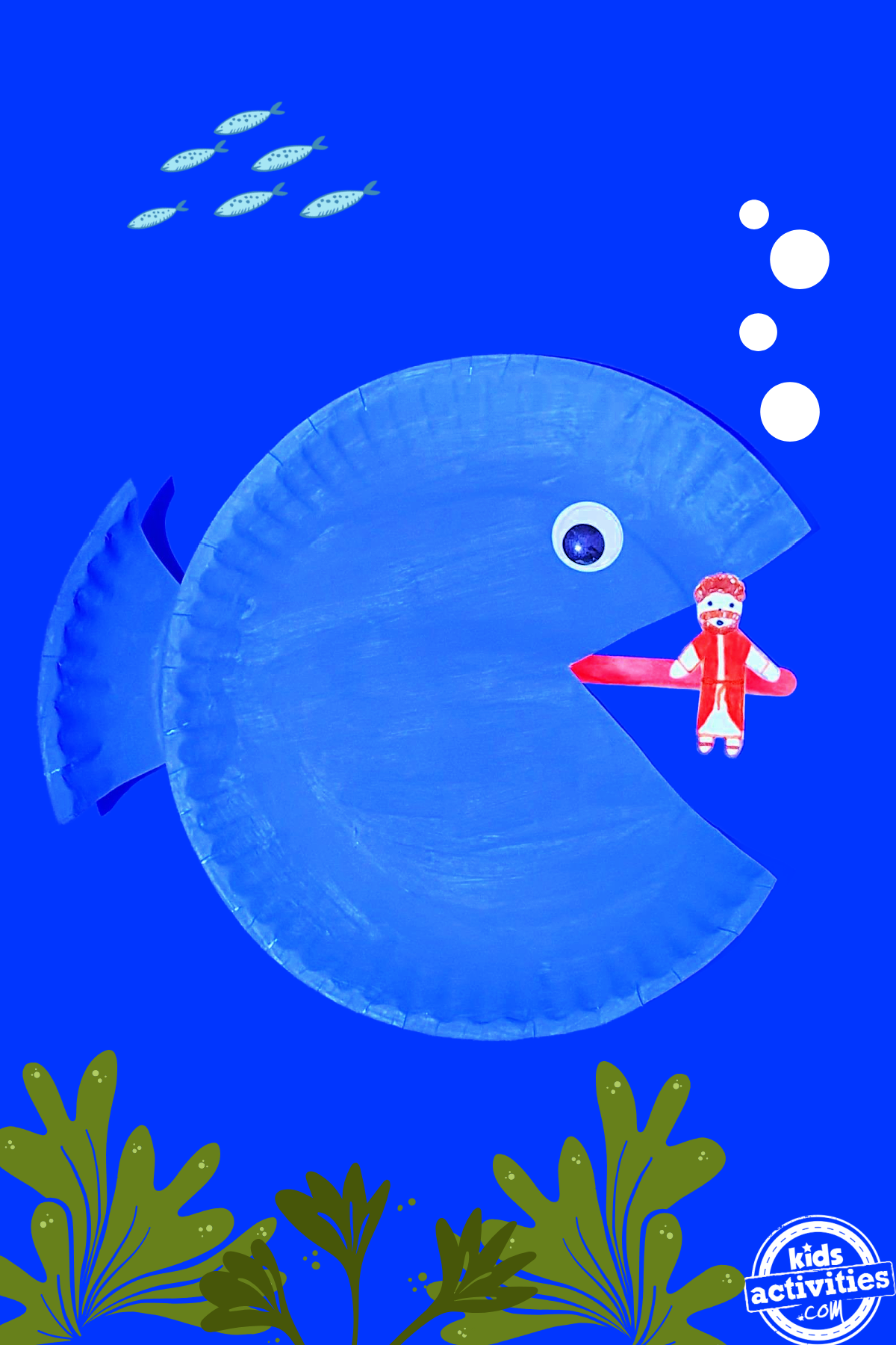 Paper Plate Craft Bringing Jonah And The Whale To Life Kids Activities Blog