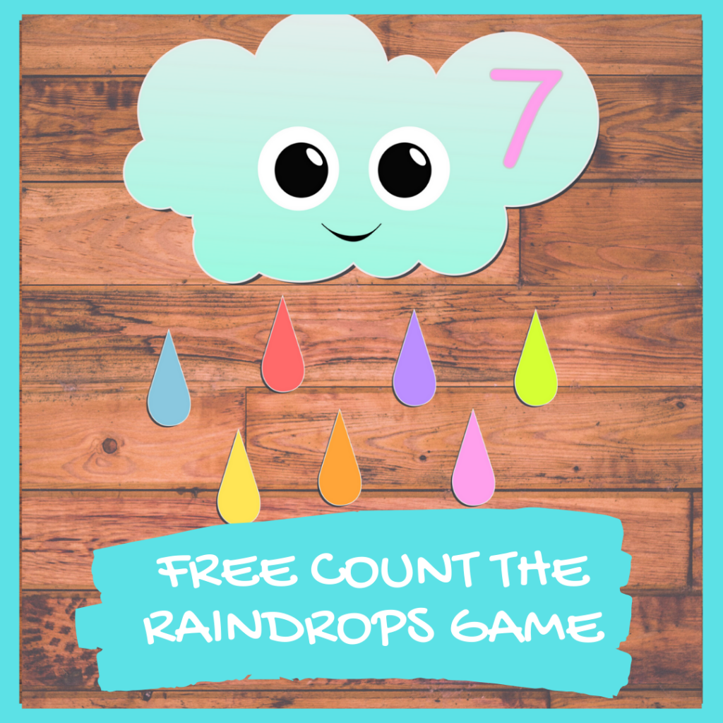 Free Printable Raindrop Template