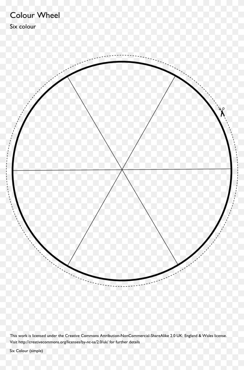 Free Printable Blank Color Wheel Template