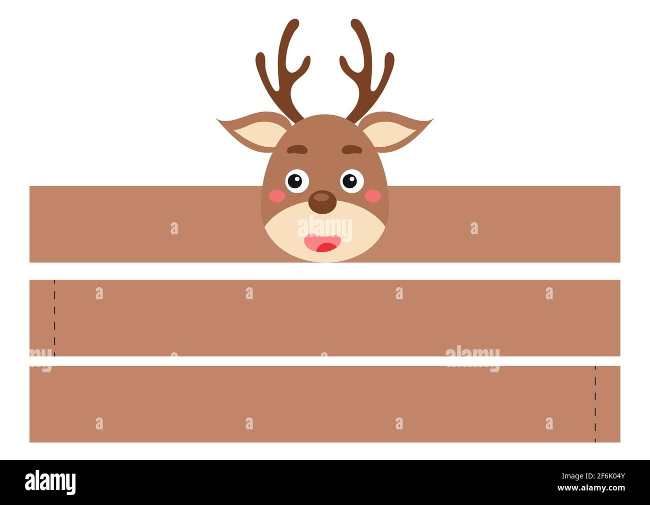 Free Printable Reindeer Headband Template