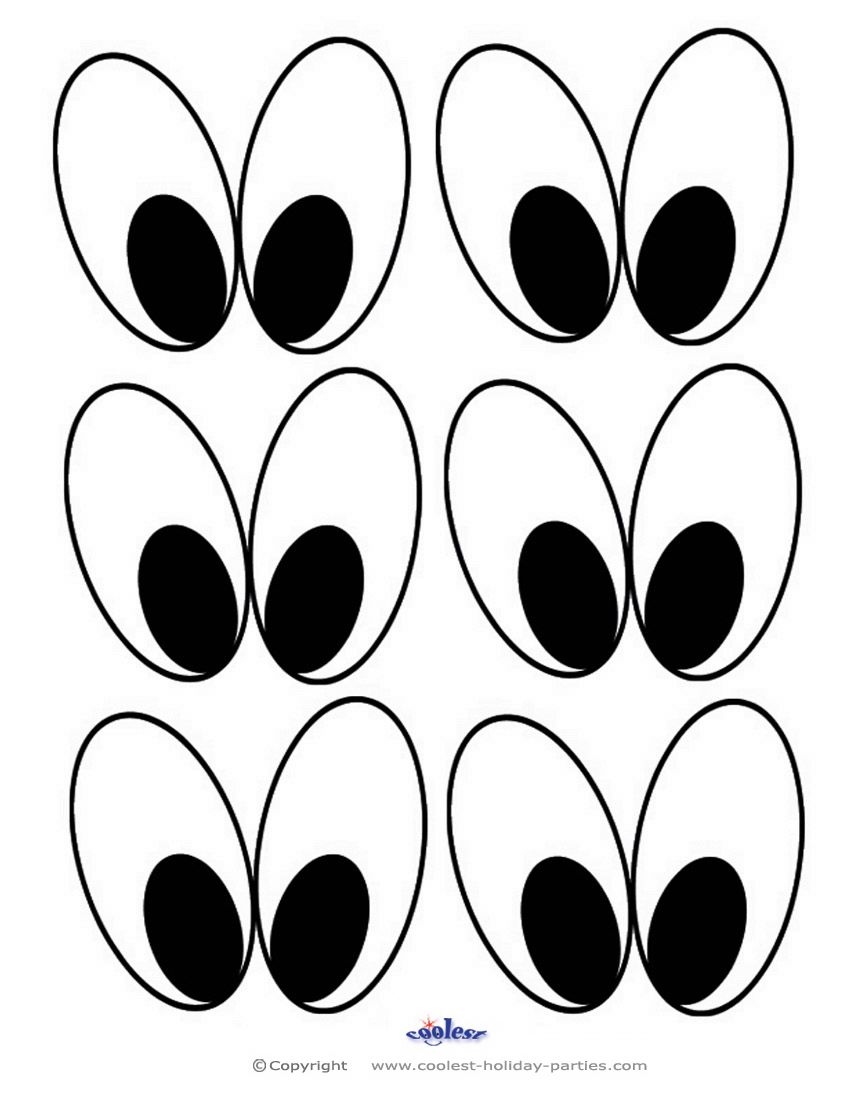 Printable Eyes For Crafts Printable Party Favors