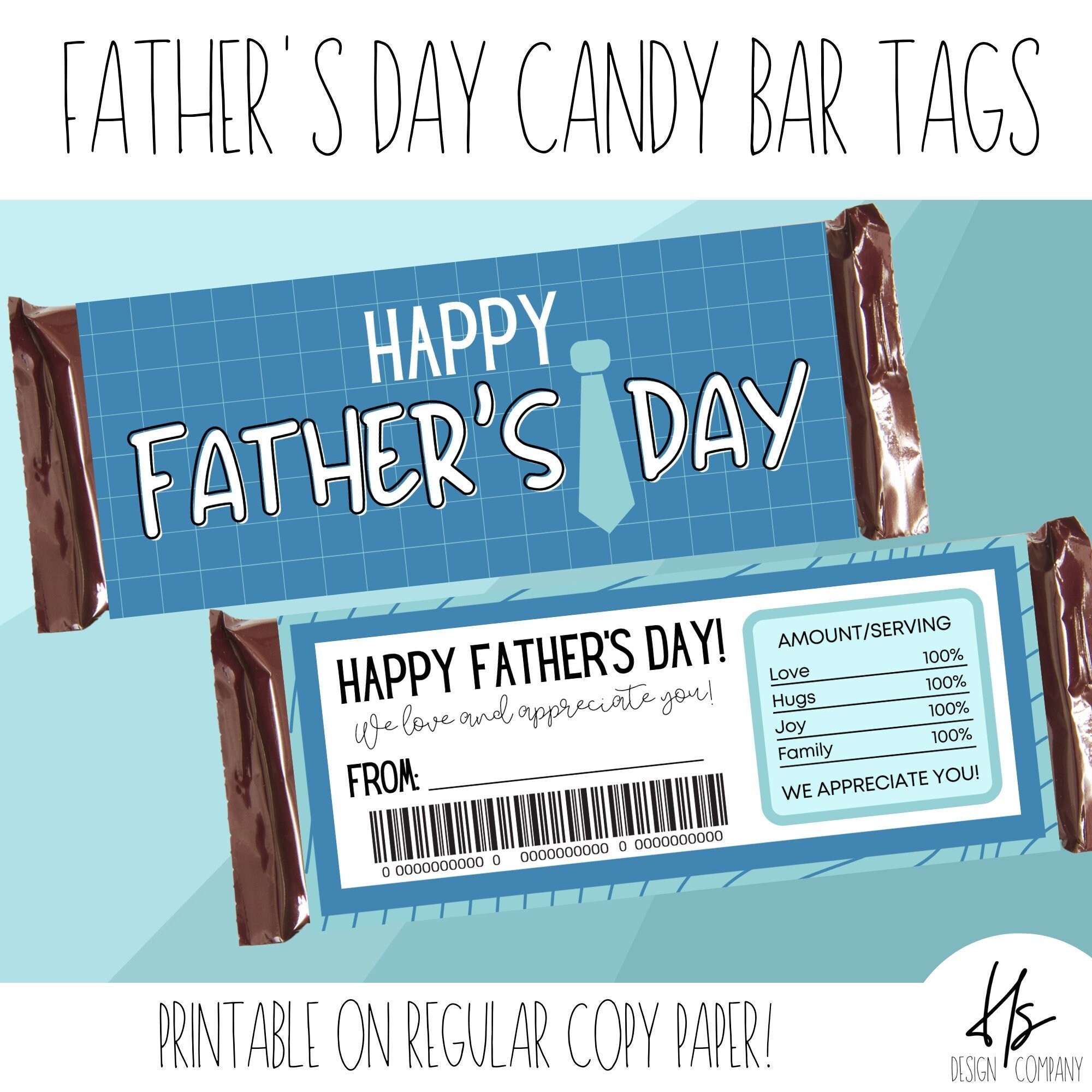 PRINTABLE Father s Day Candy Bar Wrapper Marketing Printable Happy Father s Day Father s Day Gift Candy Bar Gift Tag Wrapper Etsy