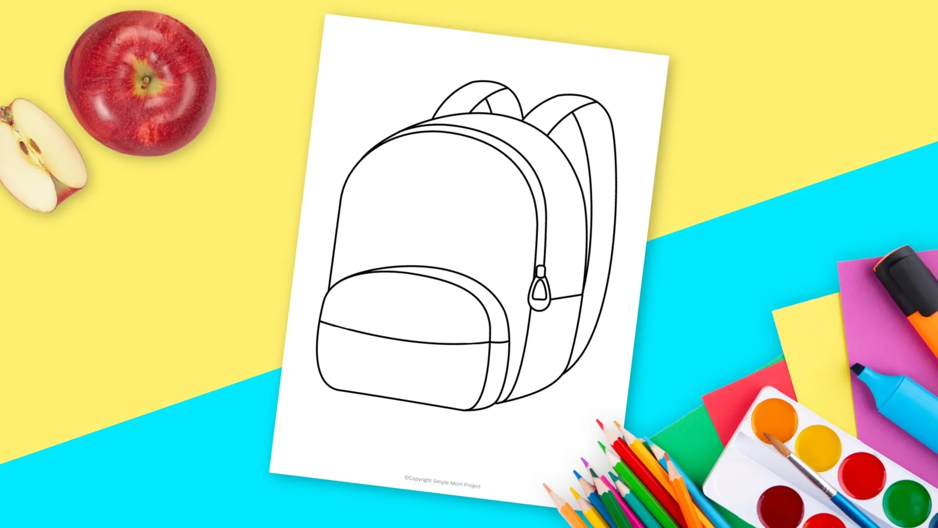 Printable School Supply Templates Simple Mom Project