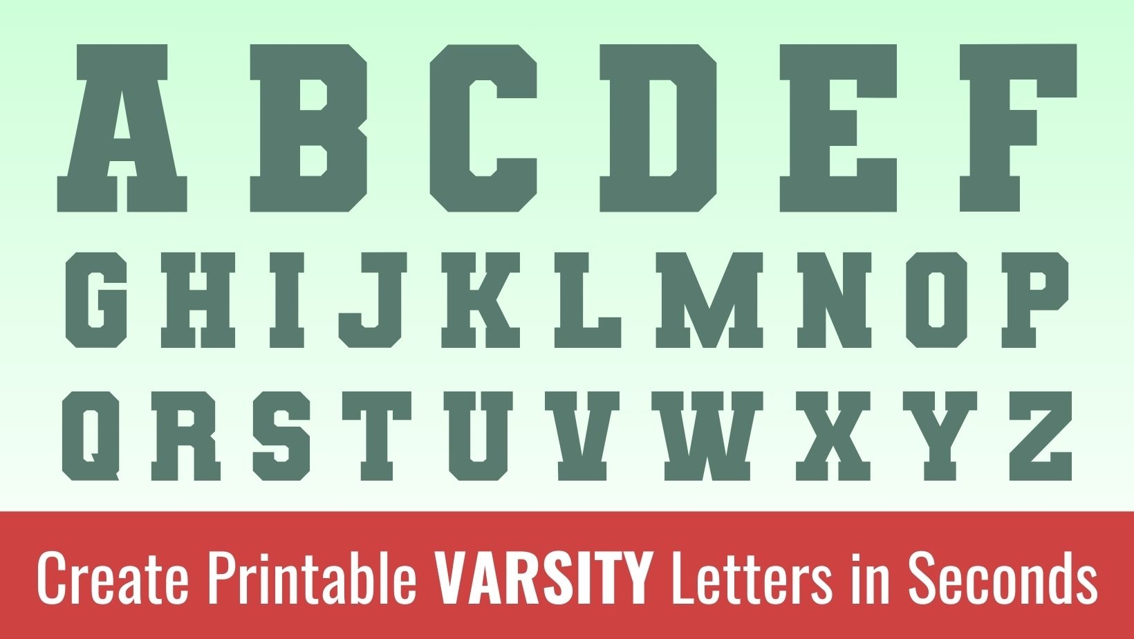 Lettering Templates Free Printable