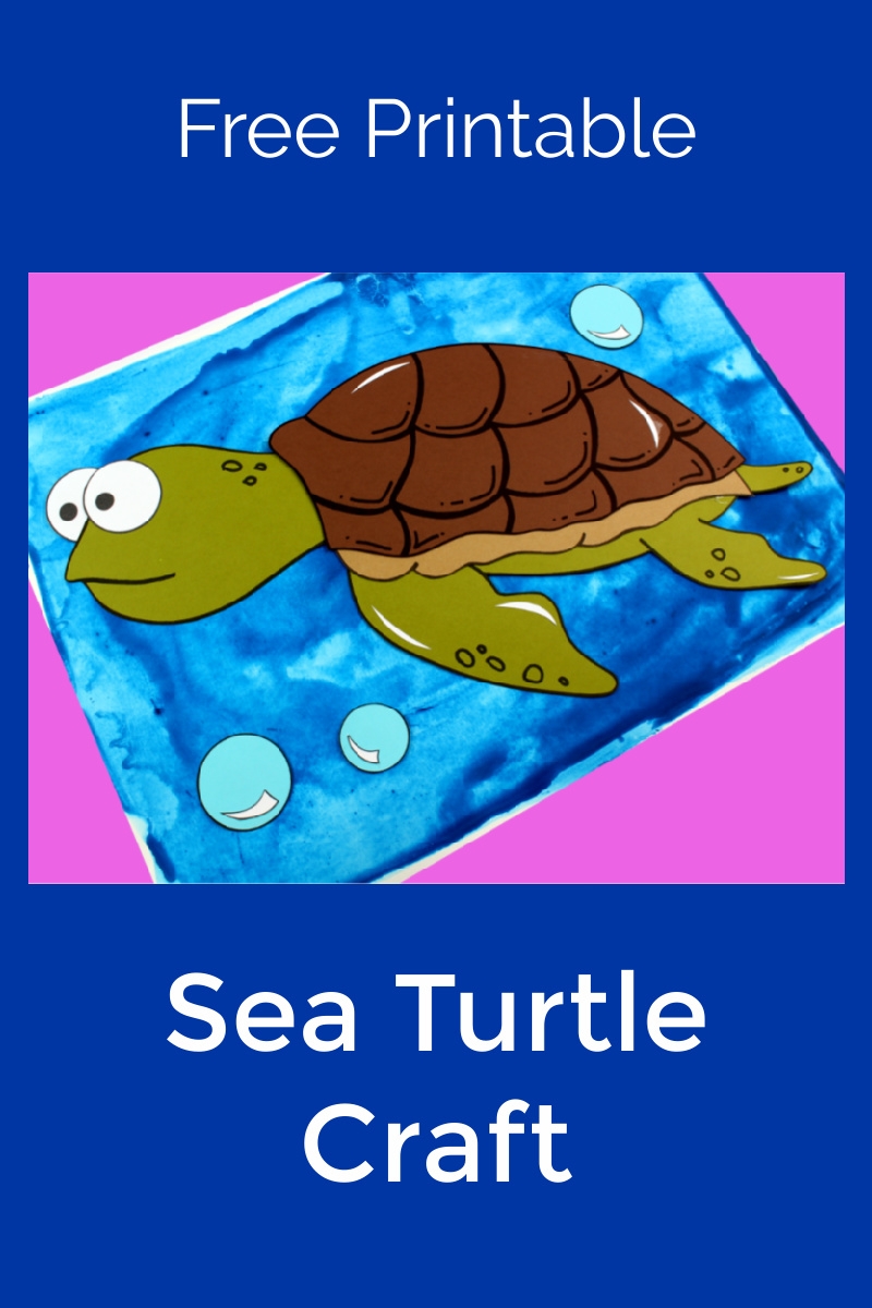 Sea Turtle Craft With Free Template Mama Likes This