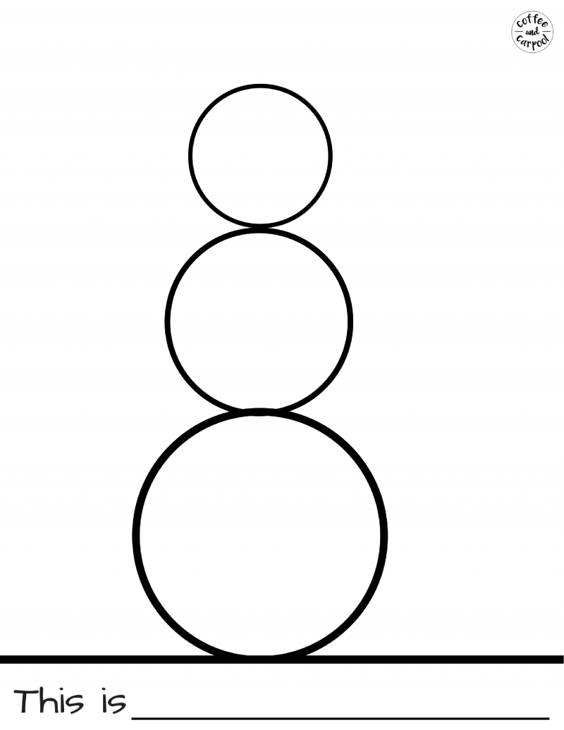 Free Snowman Template Printable