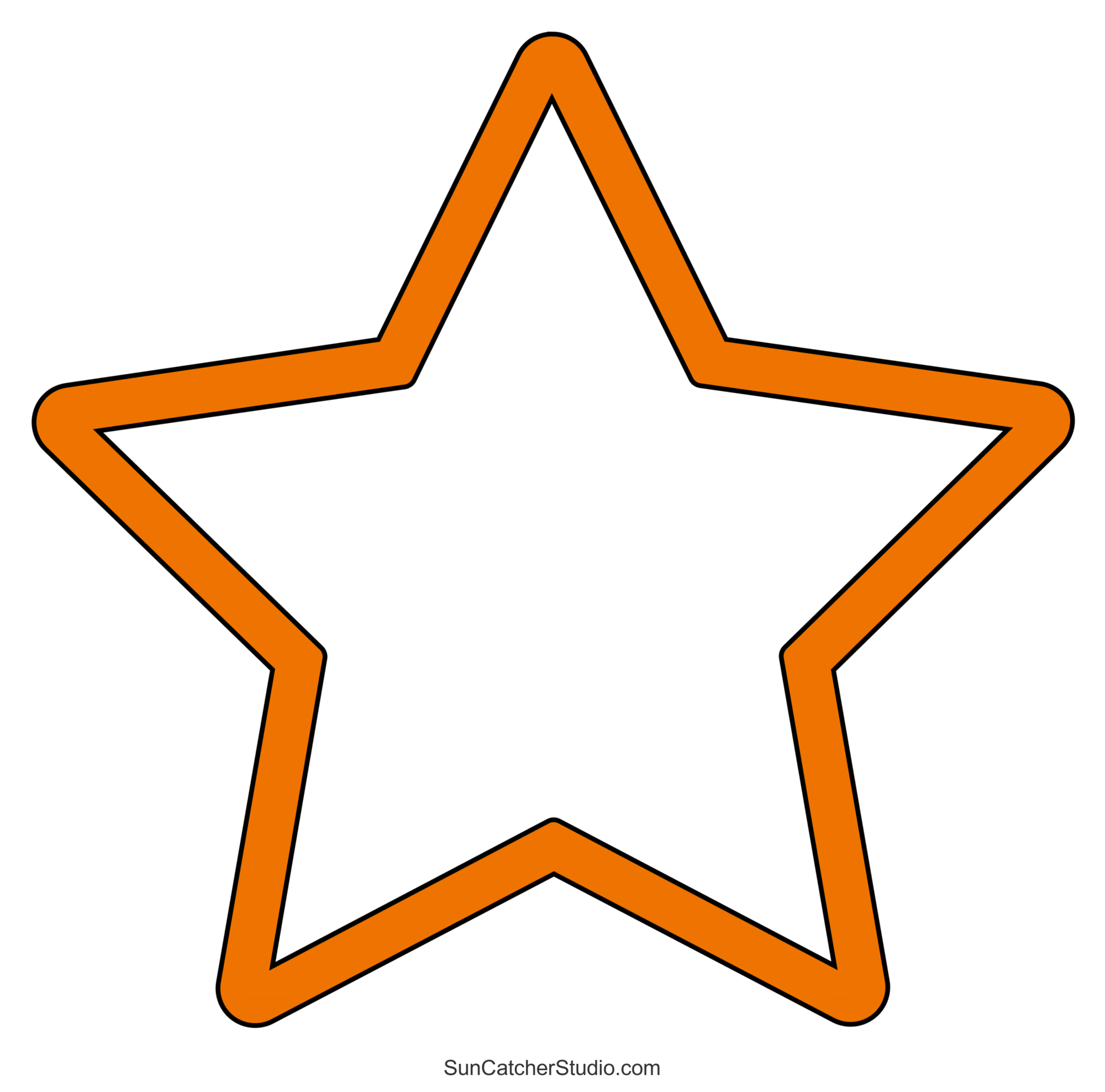 Free Printable Stars Template