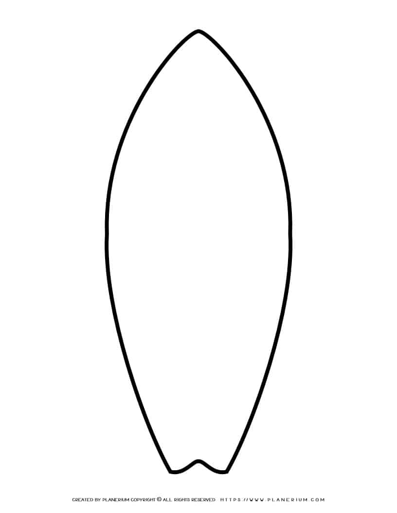Surfboard Outline Planerium