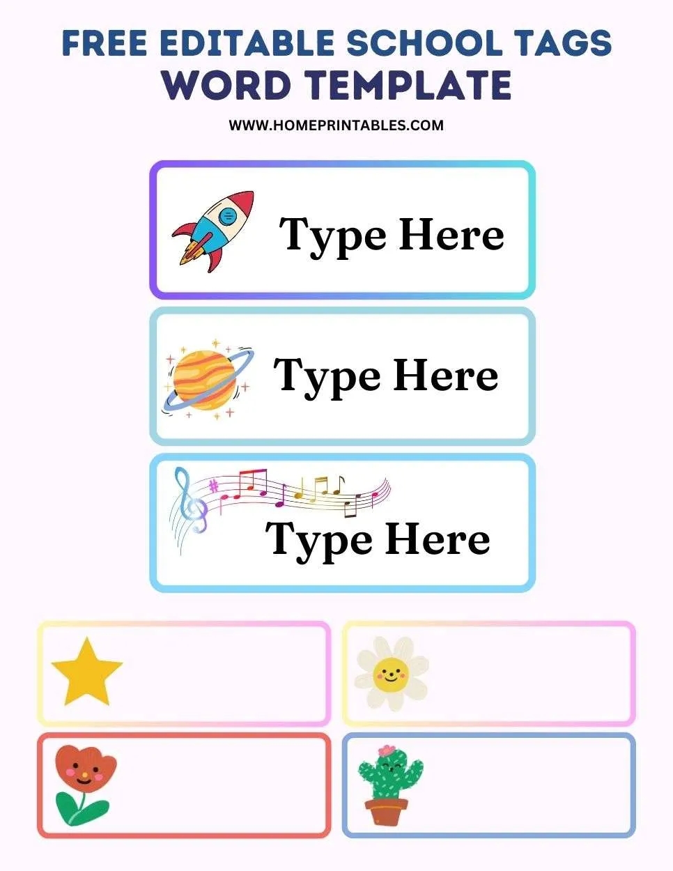 100 Free Editable School Labels Tags Best Printable Templates 