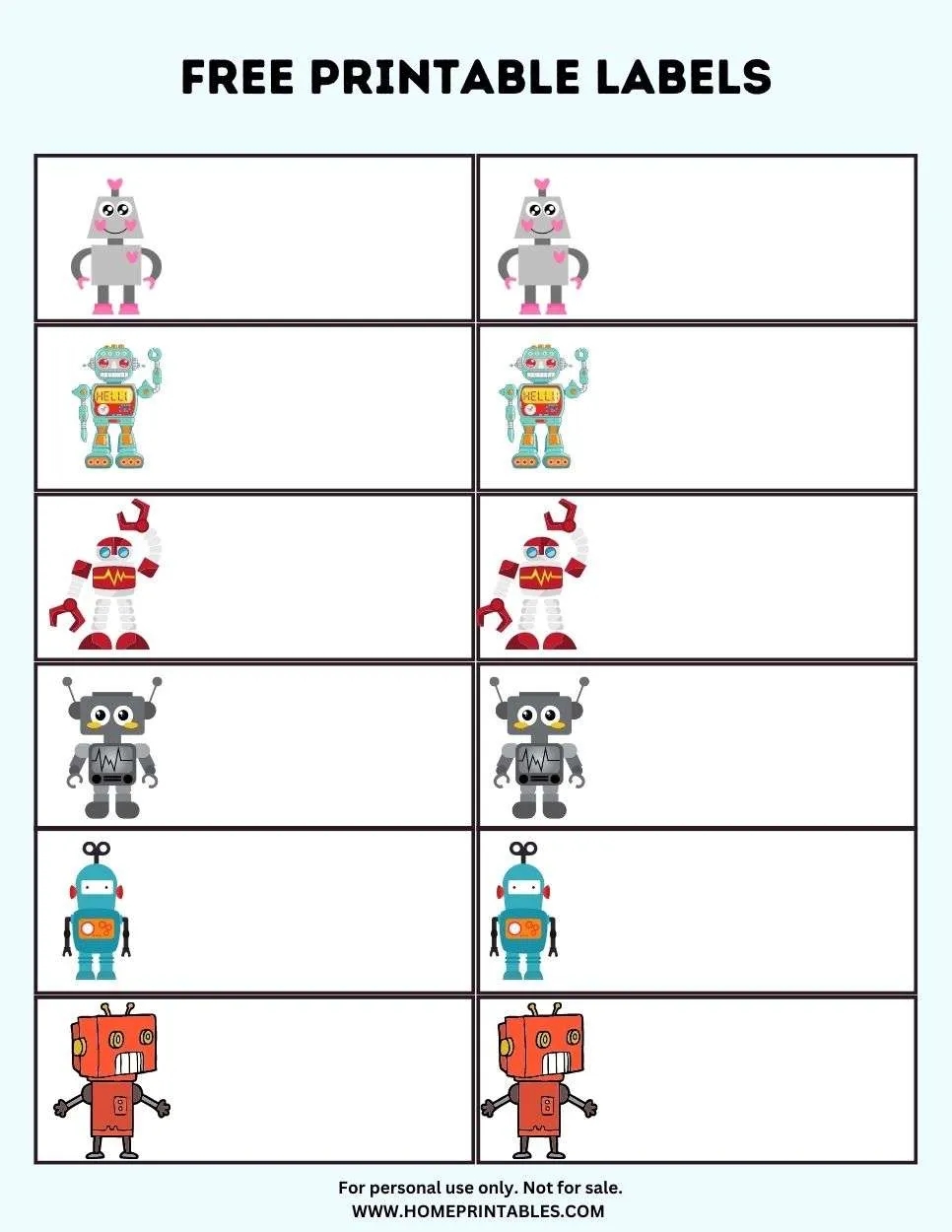 Printable Labels Templates Free