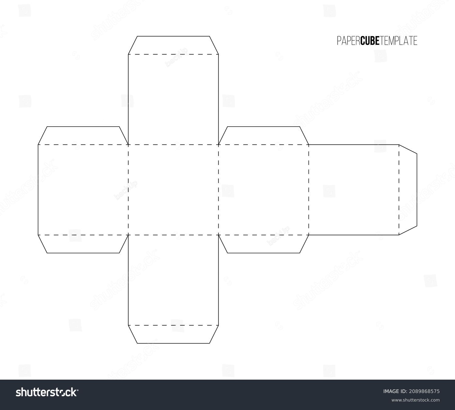 152 708 Square Box Template Stock Vectors And Vector Art Shutterstock