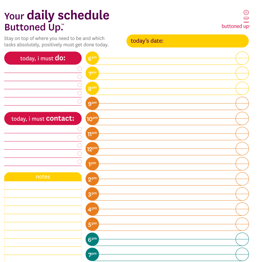 16 FREE Printable Daily Schedule Templates In PDF Word Excel Templates