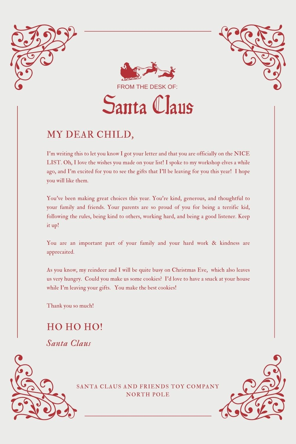 200 Best Santa Letter Ideas Santa Letter Christmas Lettering Santa Letter Template