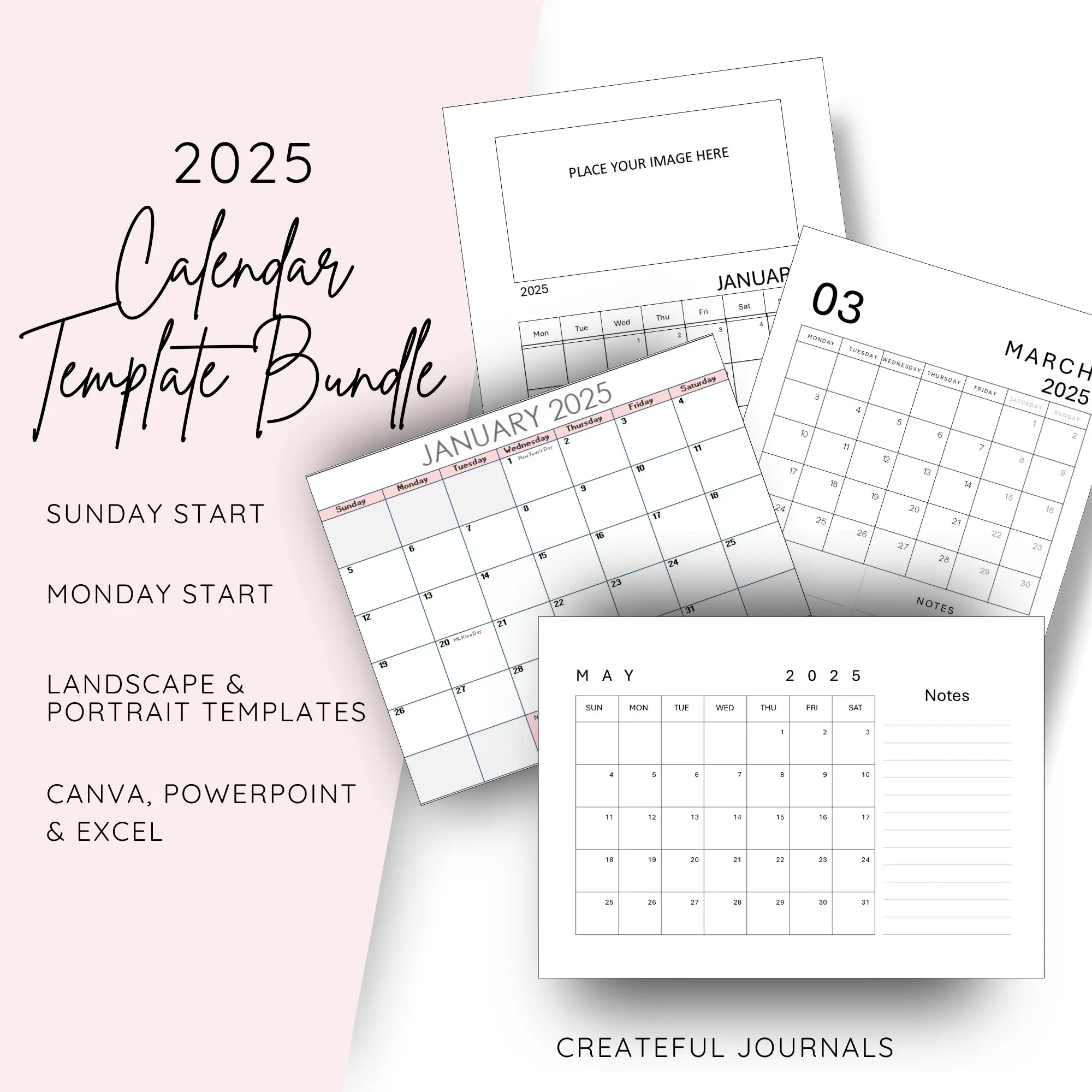 Printable Calendar Templates 2025