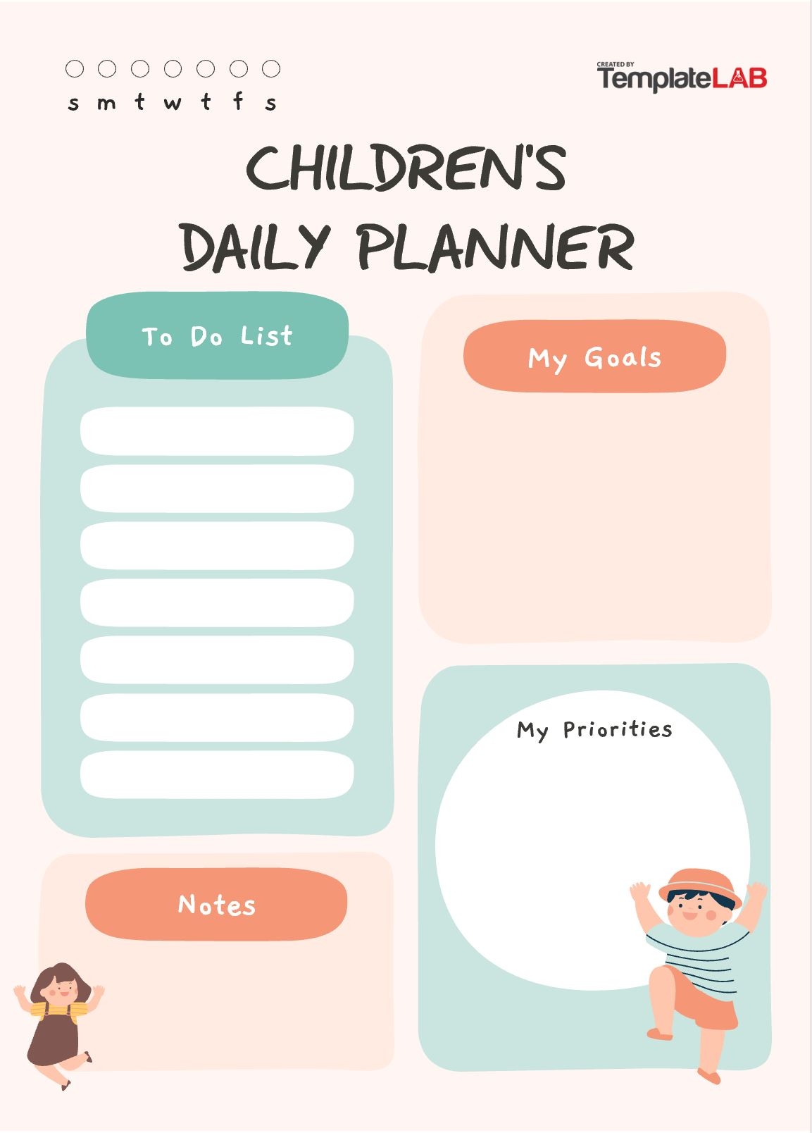 Free Printable Daily Planner Template