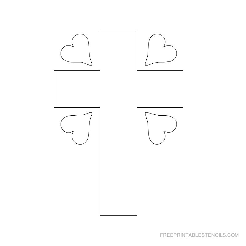 26 Free Printable Cross Stencils