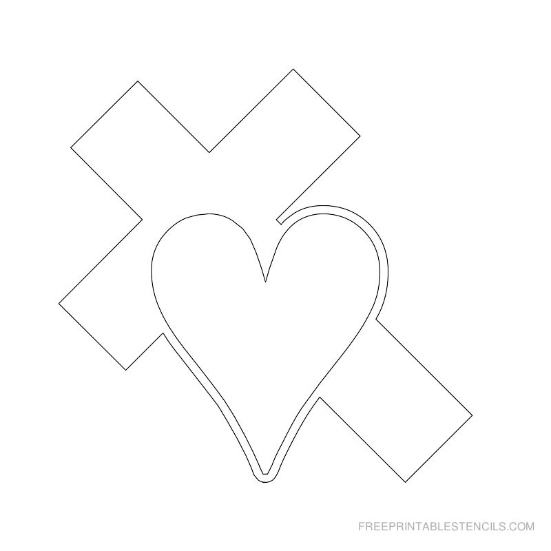26 Free Printable Cross Stencils