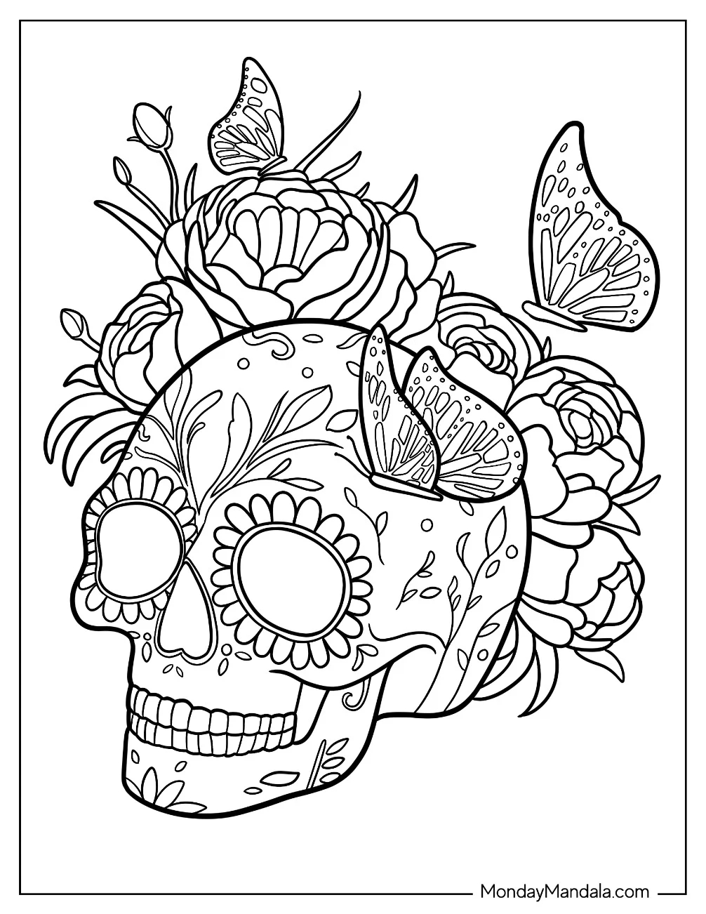 Free Printable Skull Template
