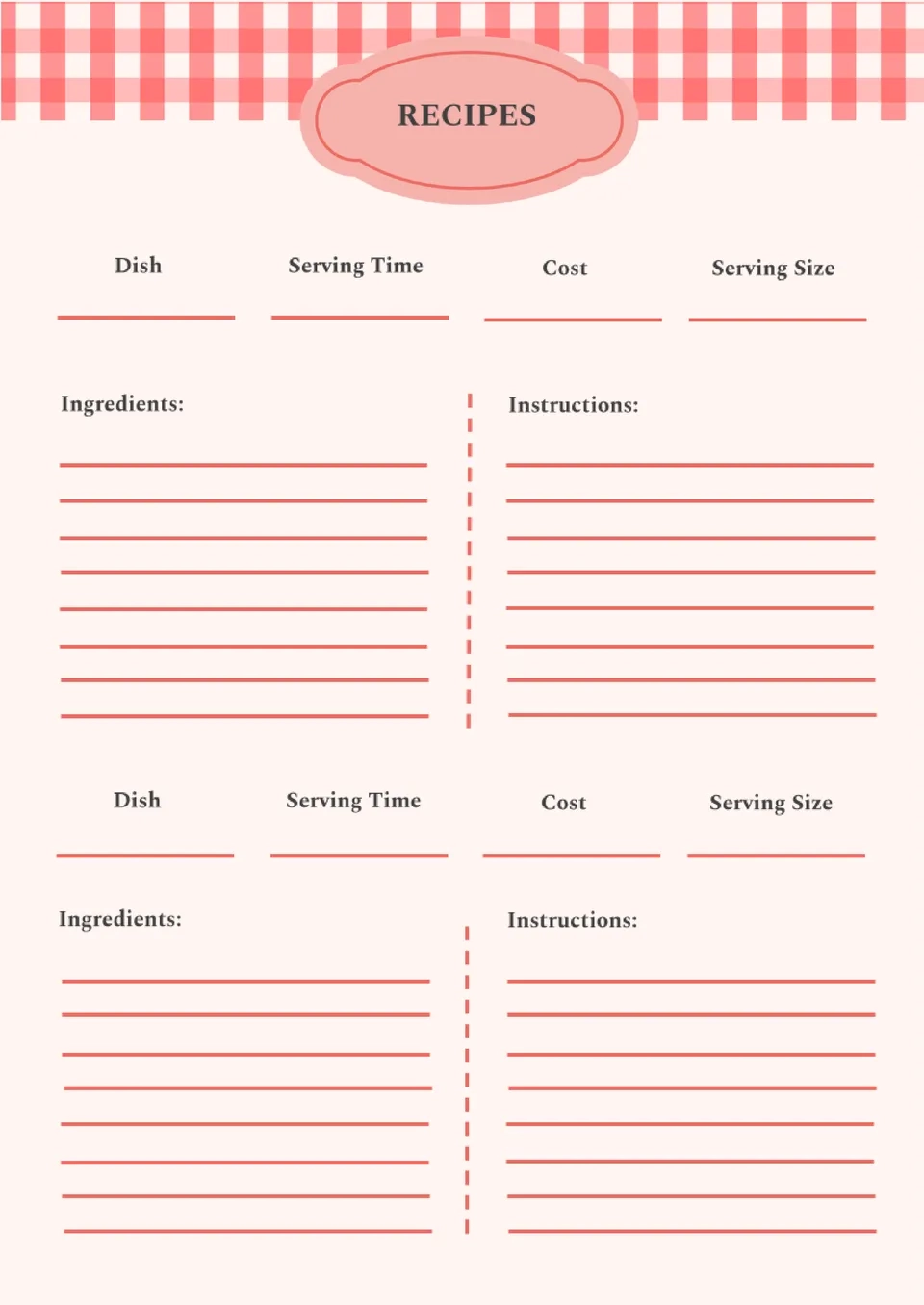 33 Free Recipe Templates For Google Docs Docs Slides