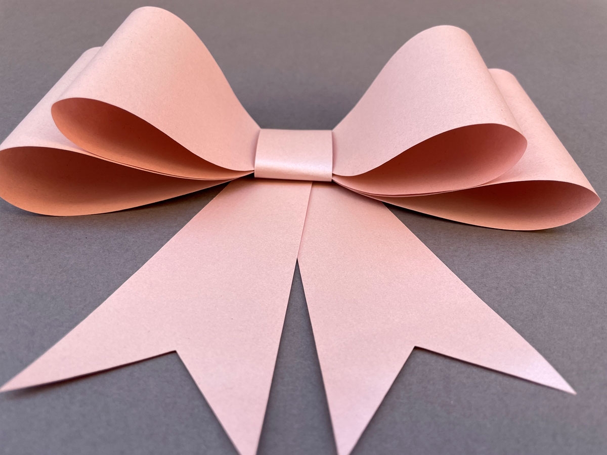 3D Model Of Paper BOW Model 1 PaperProTutorials