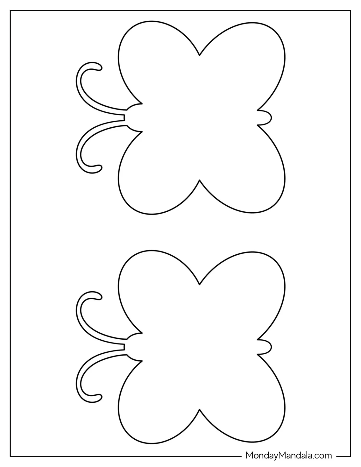 Butterfly Templates Free Printable