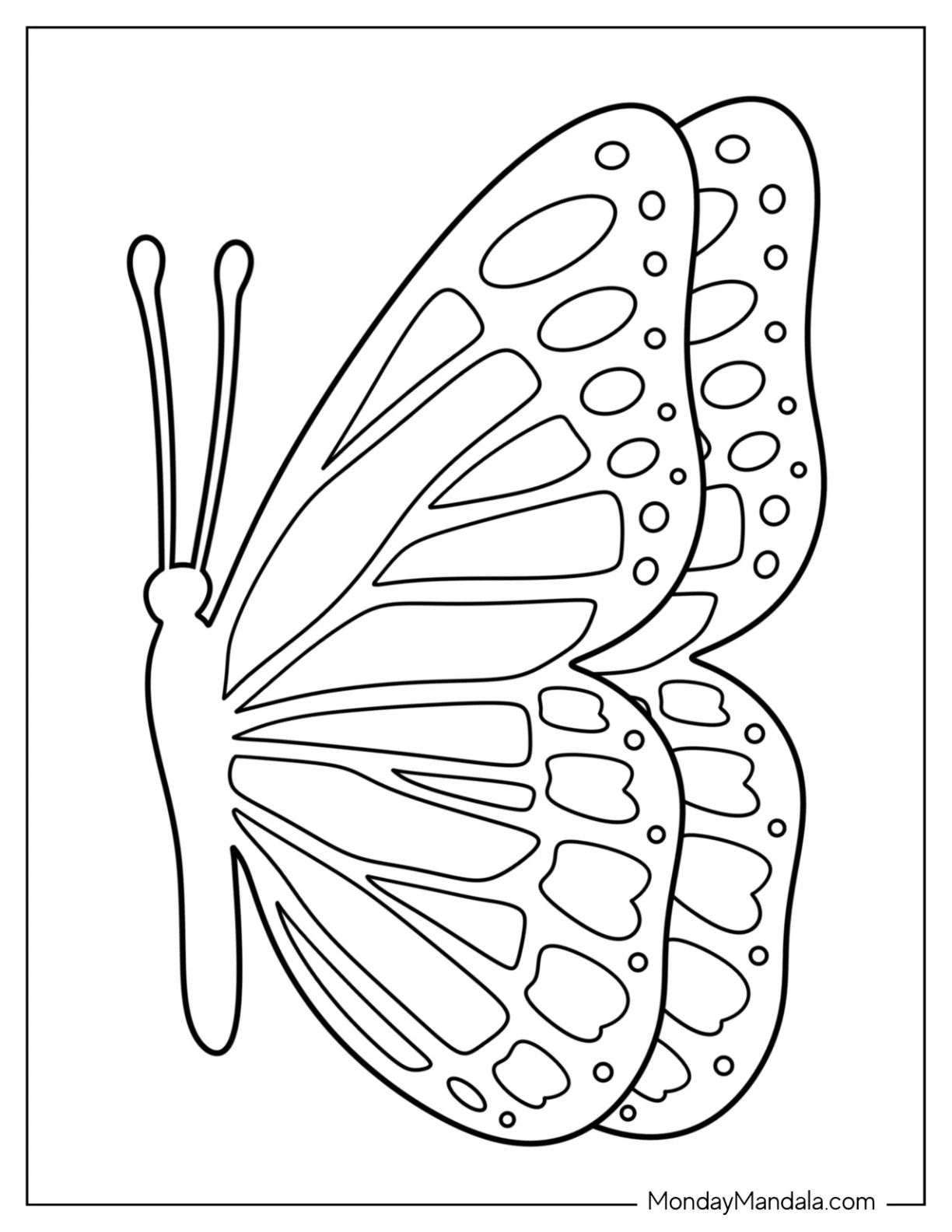 40 Butterfly Templates Free PDF Printables 