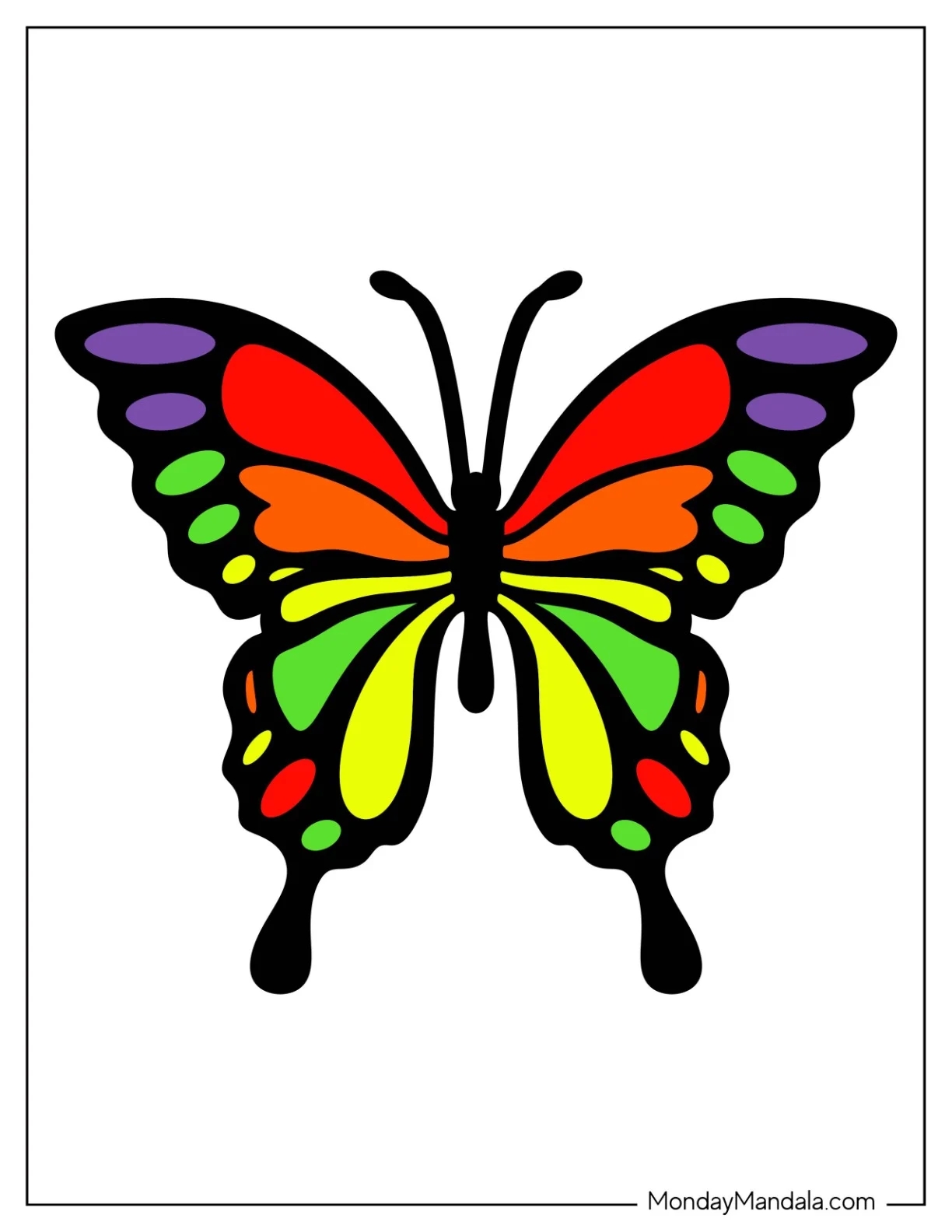 40 Butterfly Templates Free PDF Printables 