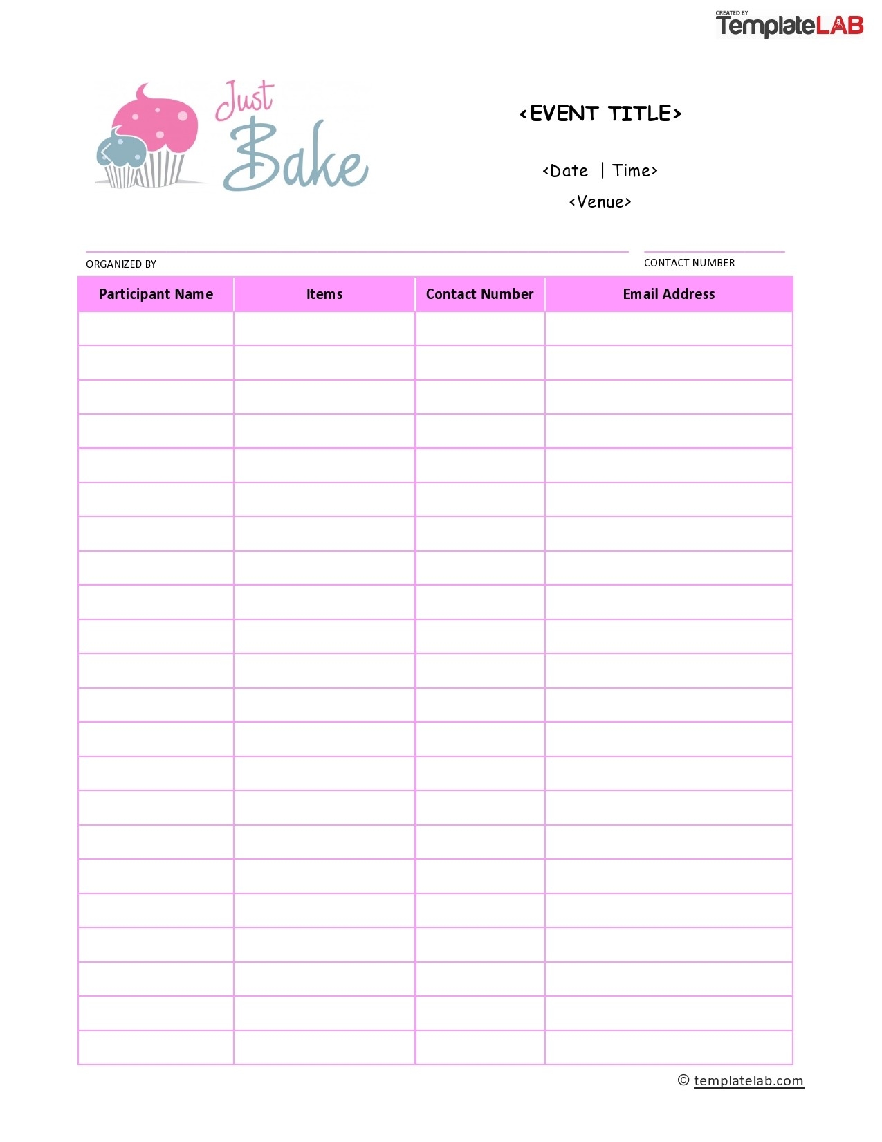 40 Sign Up Sheet Sign In Sheet Templates Word Excel 