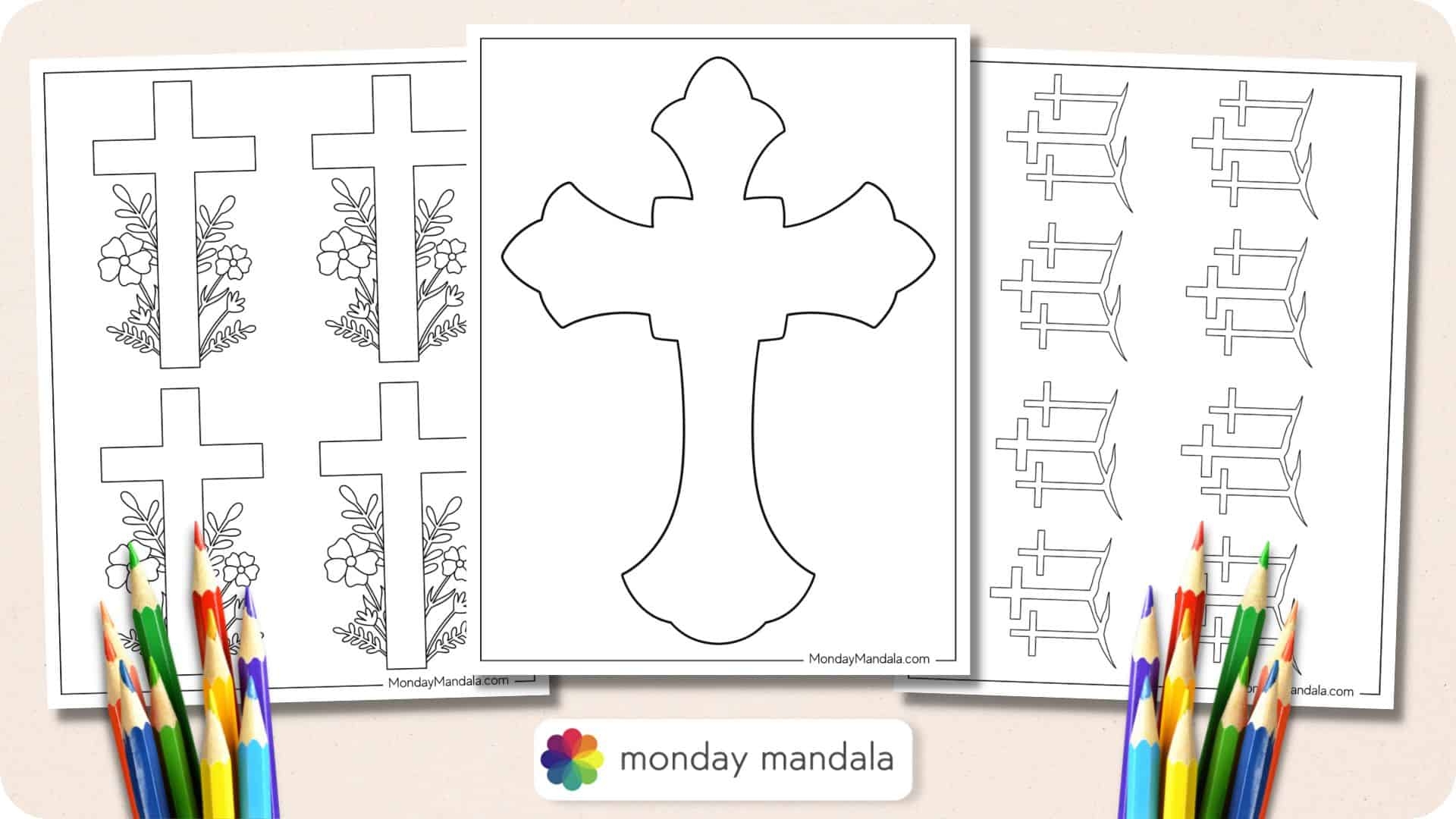 Free Printable Cross Templates