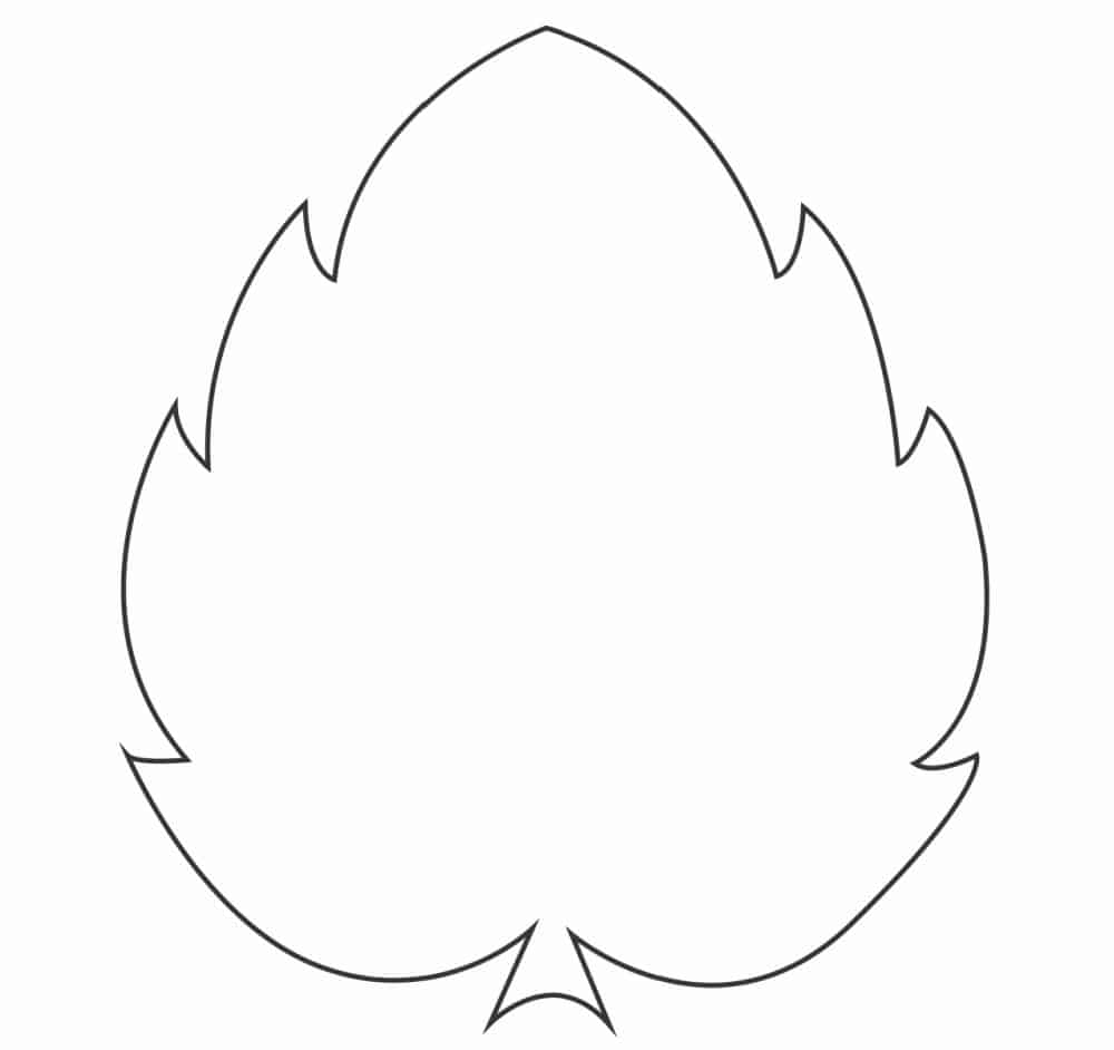 Printable Leaf Template Free