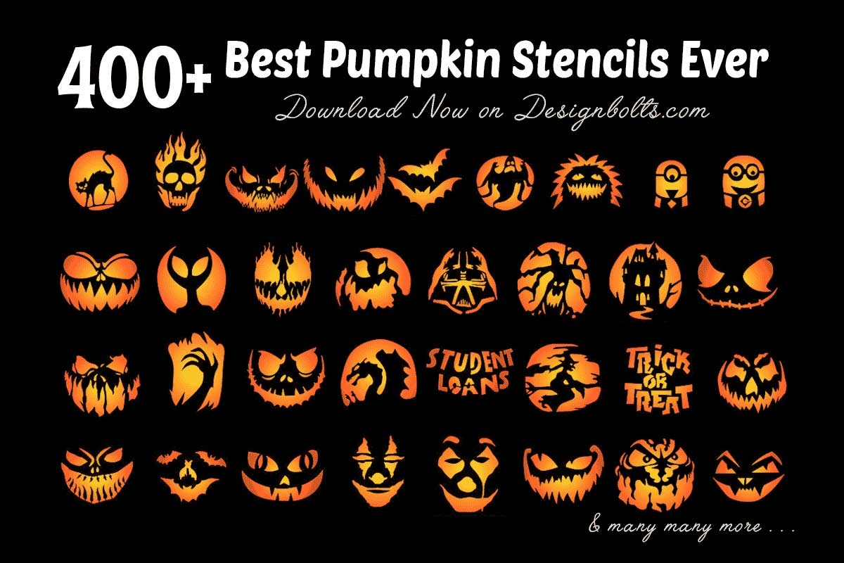 850 Free Printable Halloween Pumpkin Carving Stencils Patterns Worksheets Library