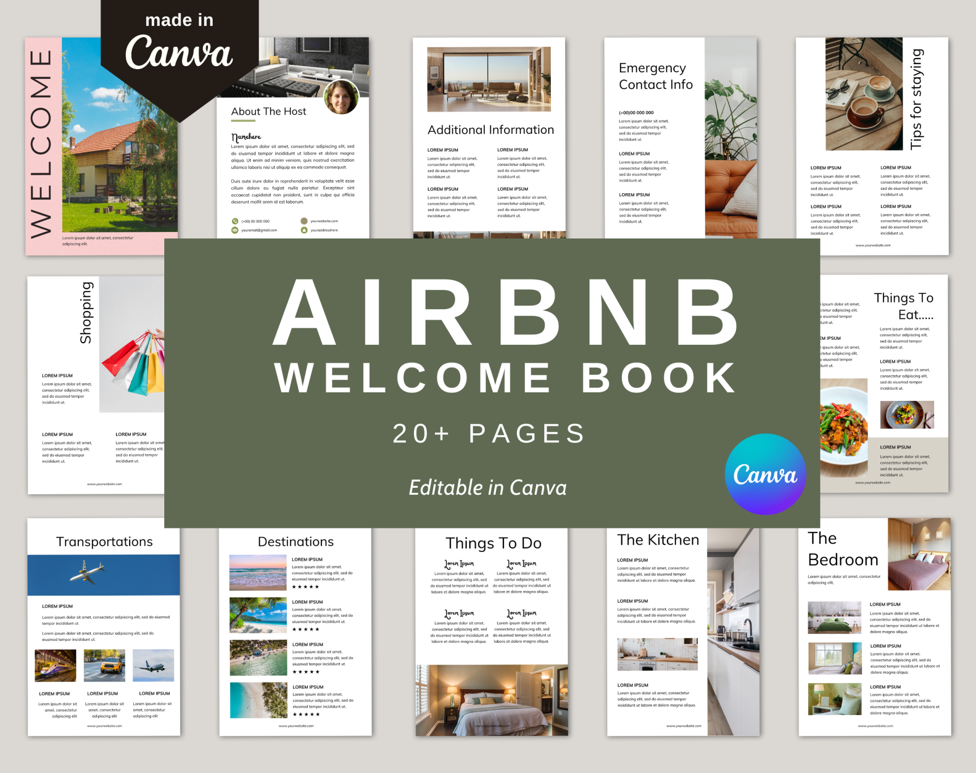 Free Printable Airbnb House Manual Template Pdf