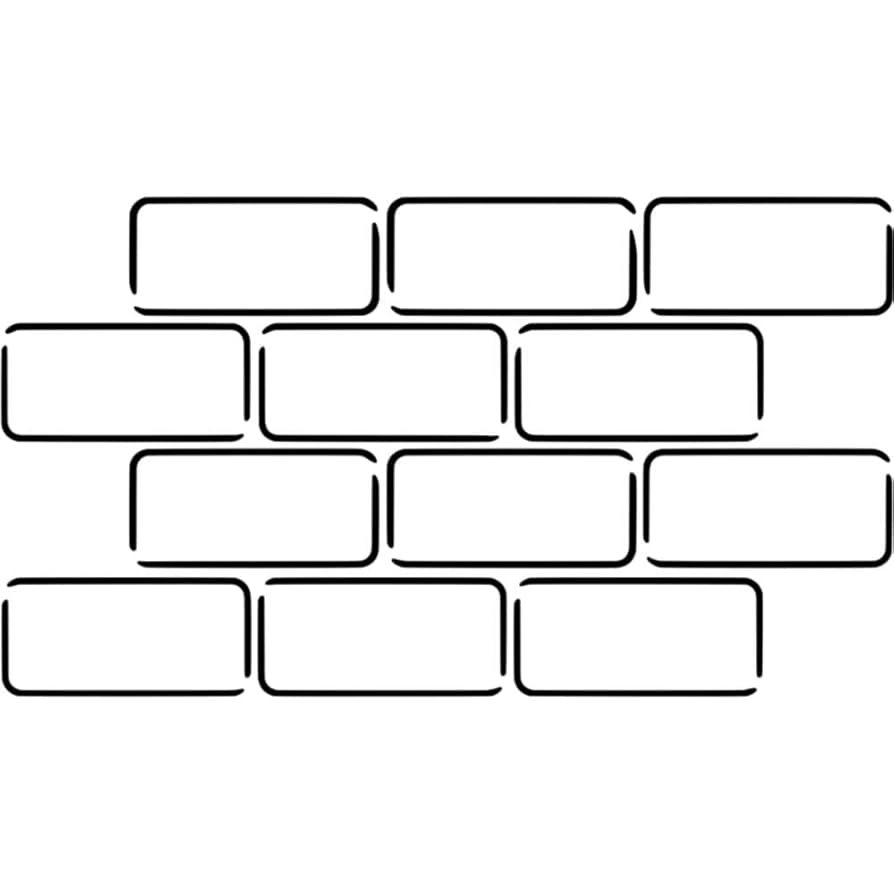 Amazon A4 Brick Wall Wall Stencil Template WS00047264 Tools Home Improvement