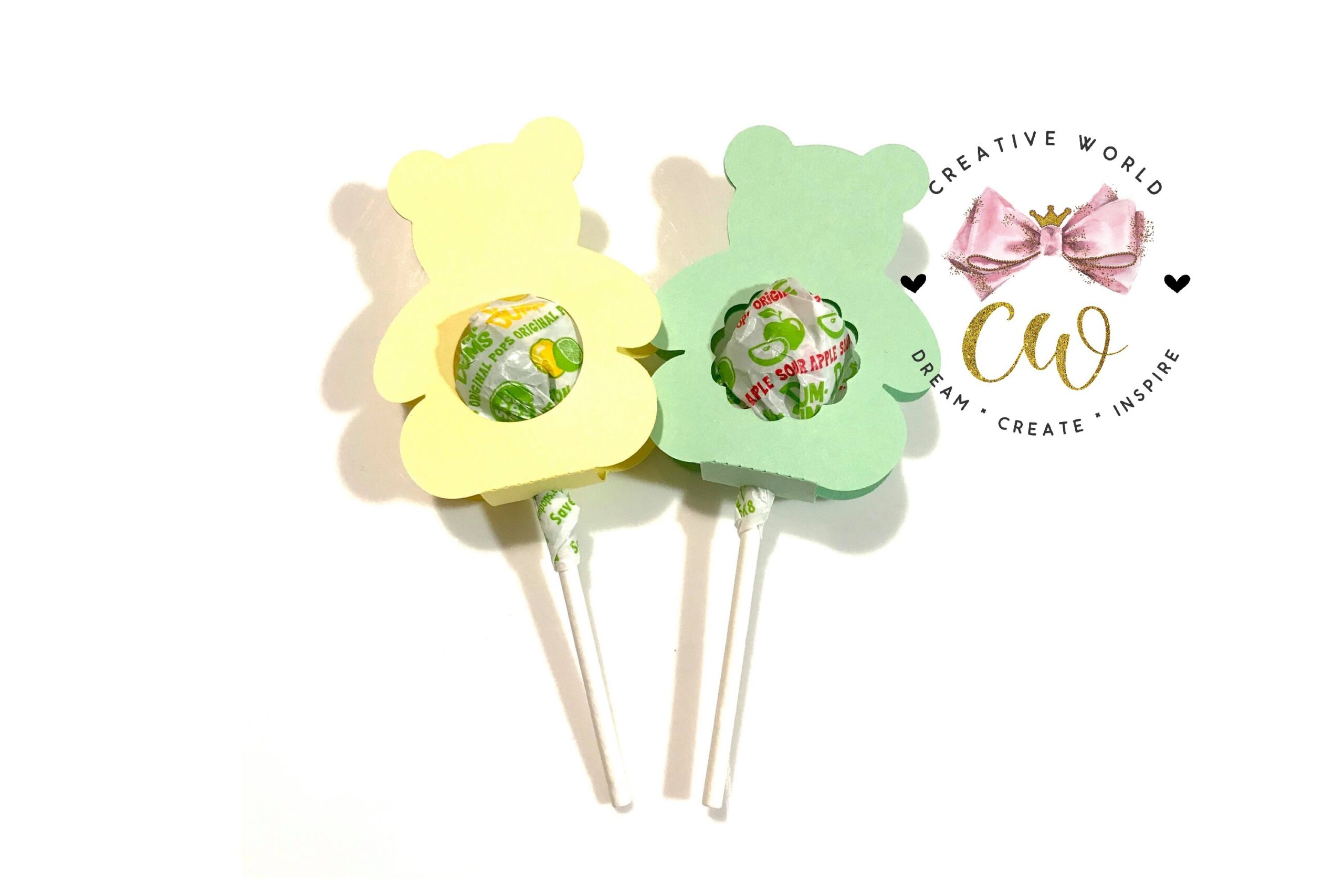 Free Printable Lollipop Holder Template