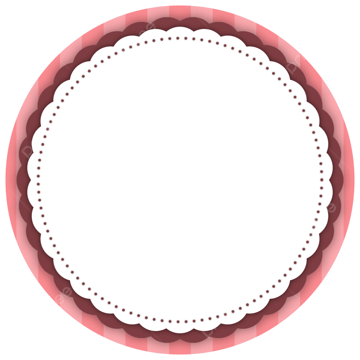Blank Round Sticker Label Background Printable For Packaging 