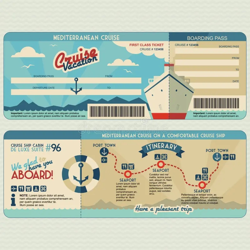 Free Printable Boarding Pass Template
