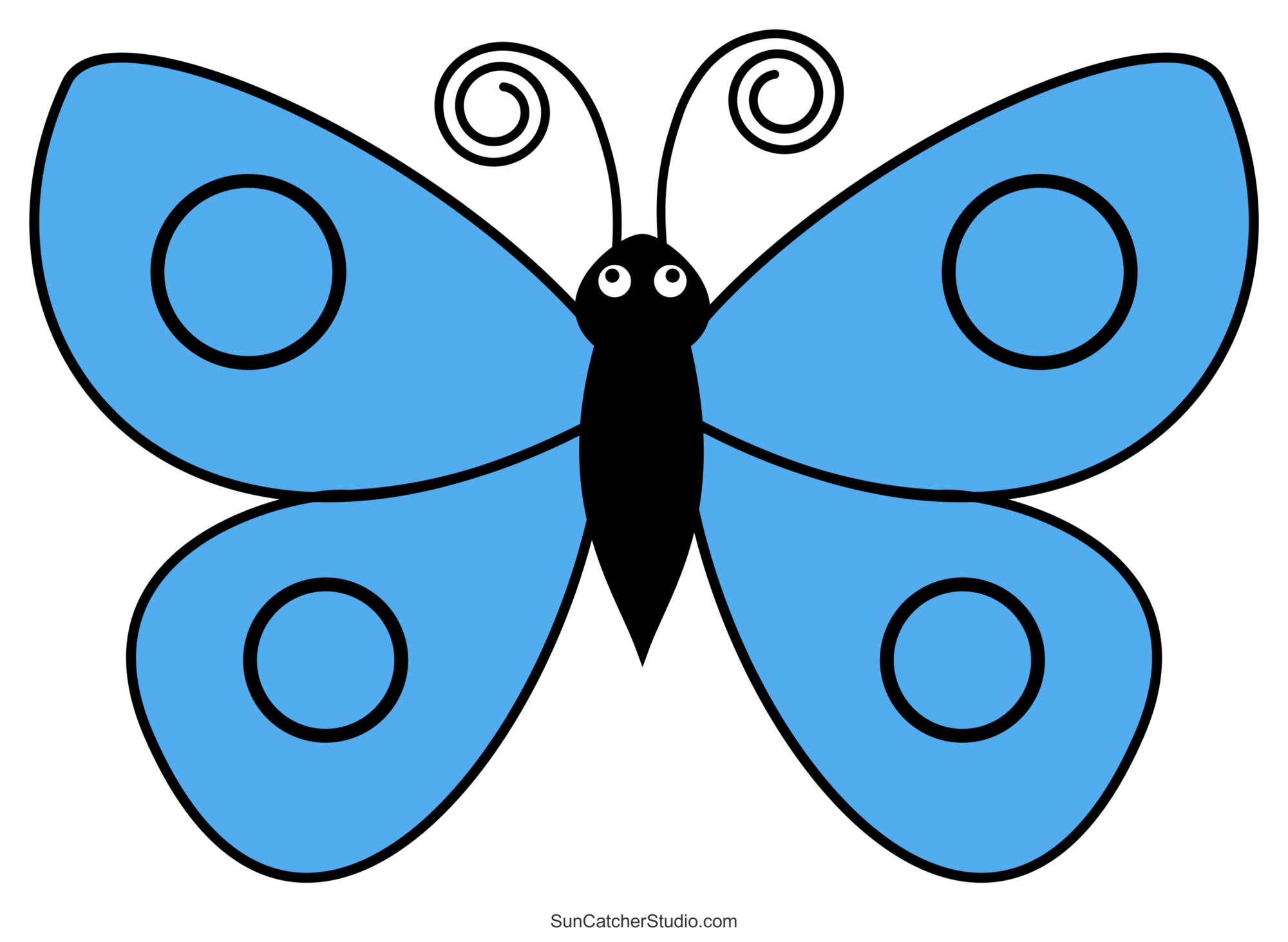 Butterfly SVG Files Printable Templates Patterns U0026 Clipart 