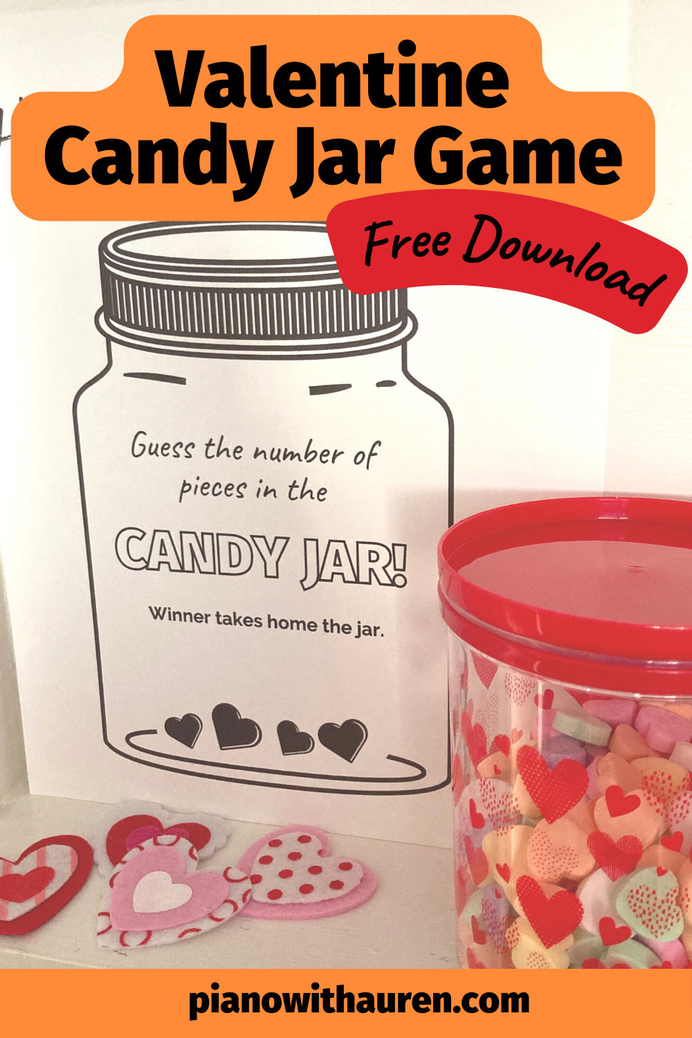 Candy Jar Game Free Printables Piano With Lauren