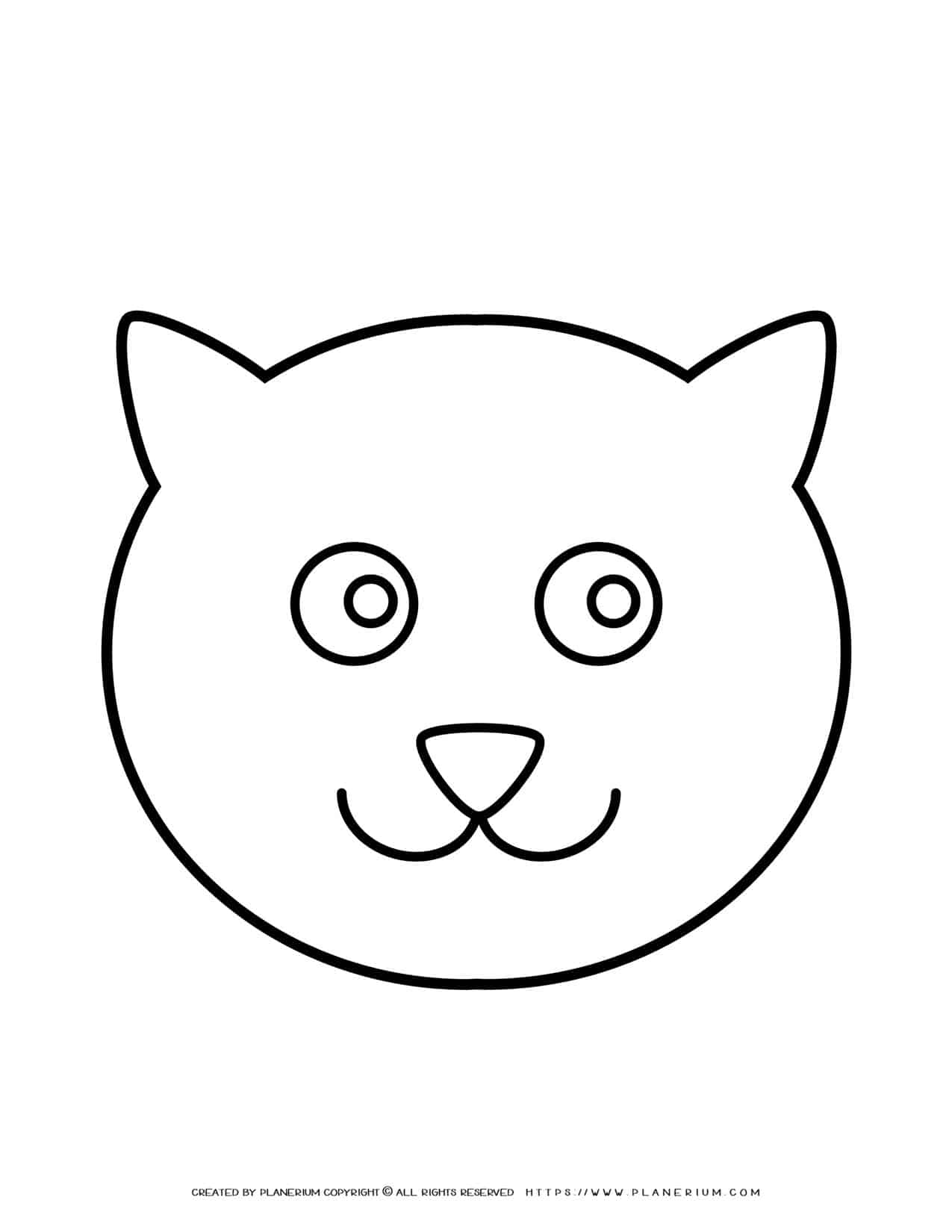Free Printable Cat Template