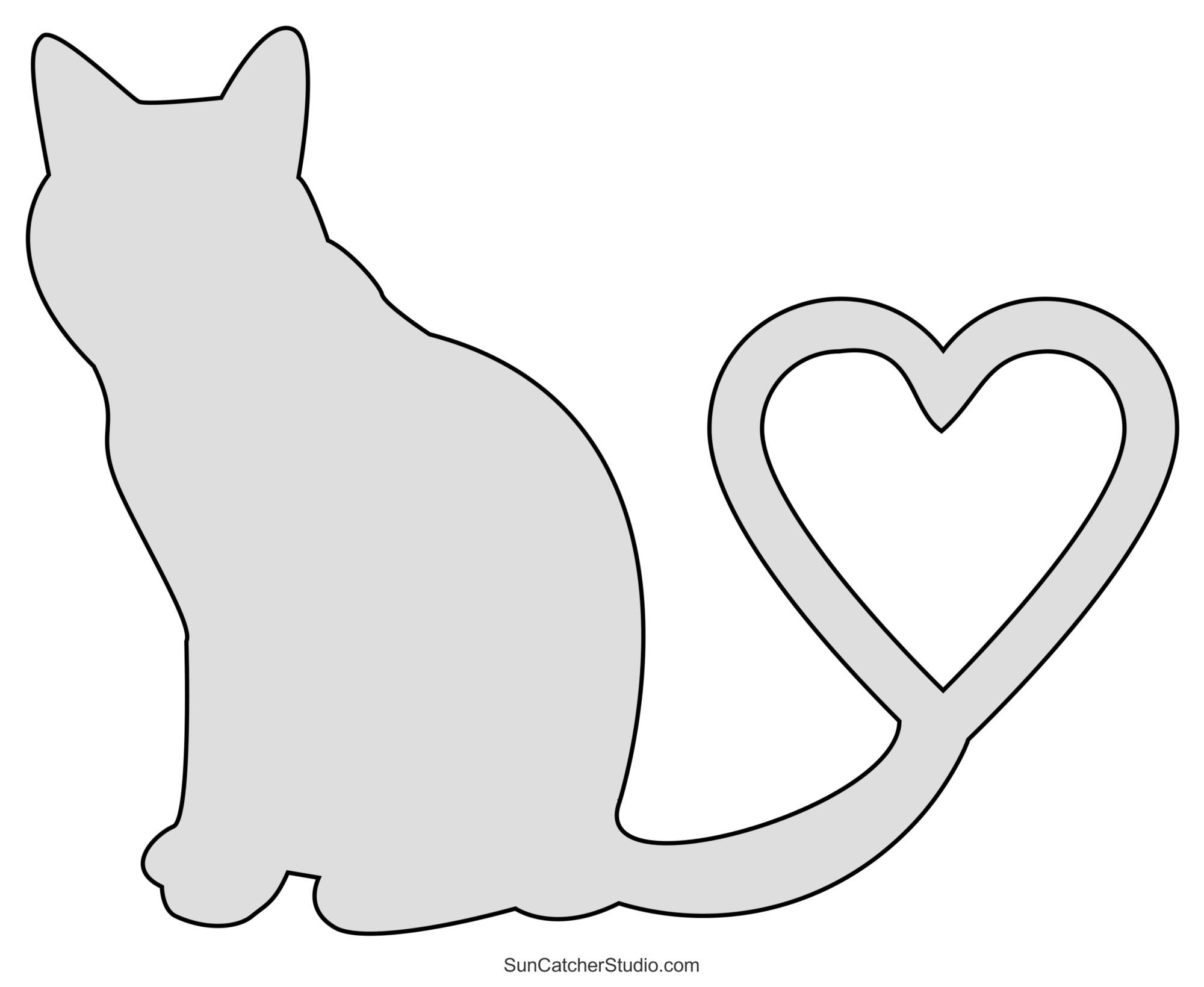 Cat Patterns Templates Stencils Clip Art And Silhouettes Free Printables Monograms Design Tools Patterns U0026 DIY Projects