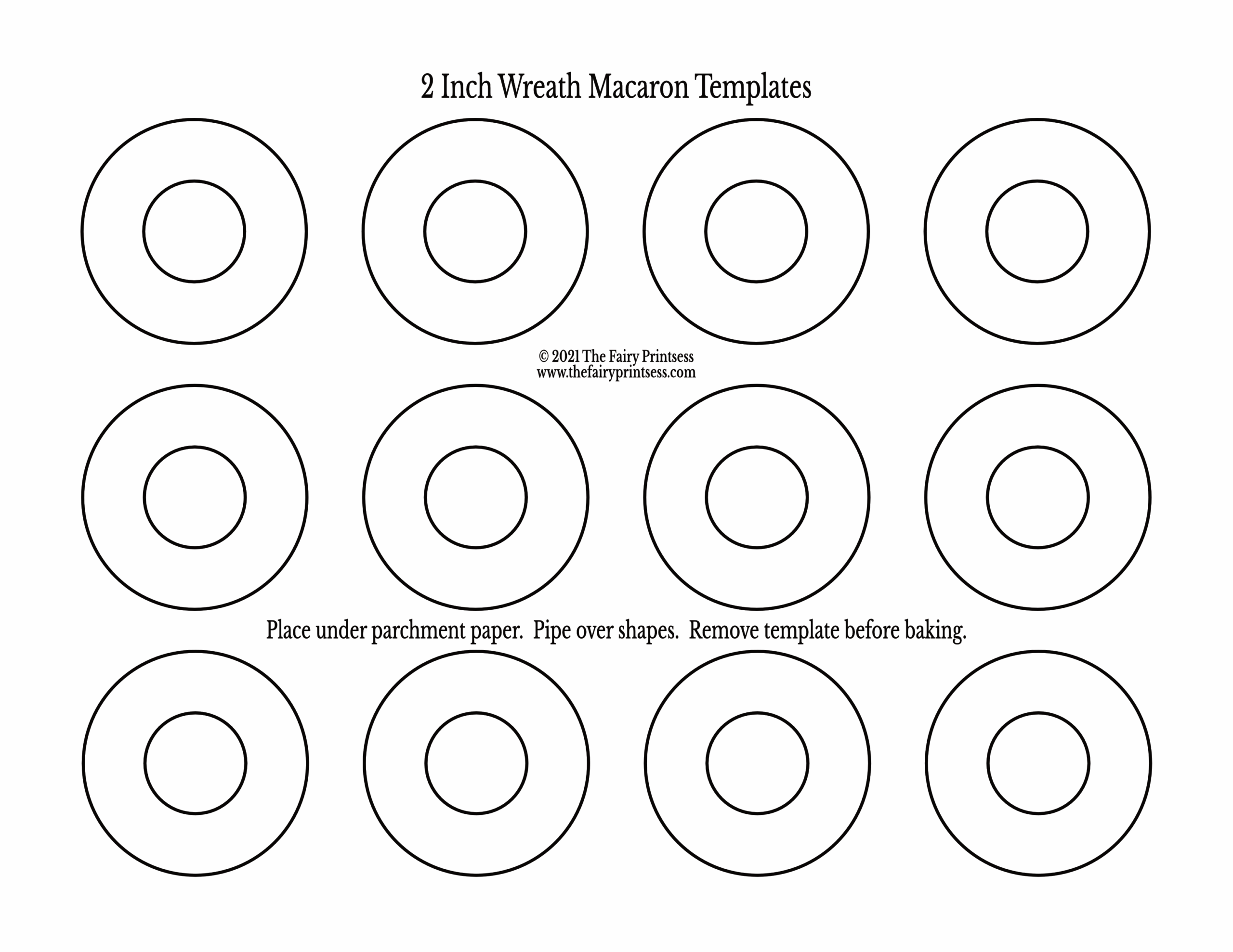 Christmas Macaron Templates Free Printables For Holiday Baking 