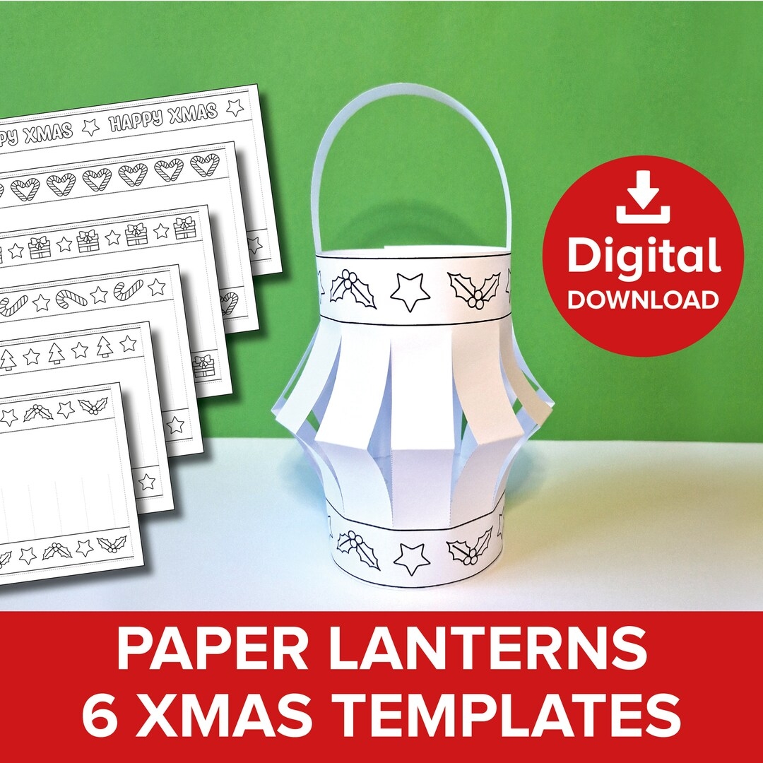 Printable Paper Lantern Template Pdf