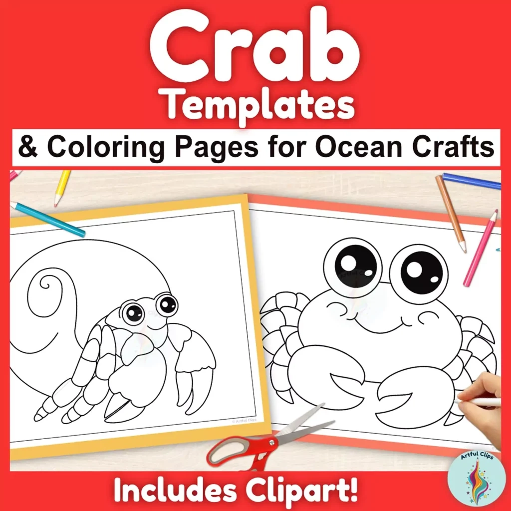 Free Printable Crab Template