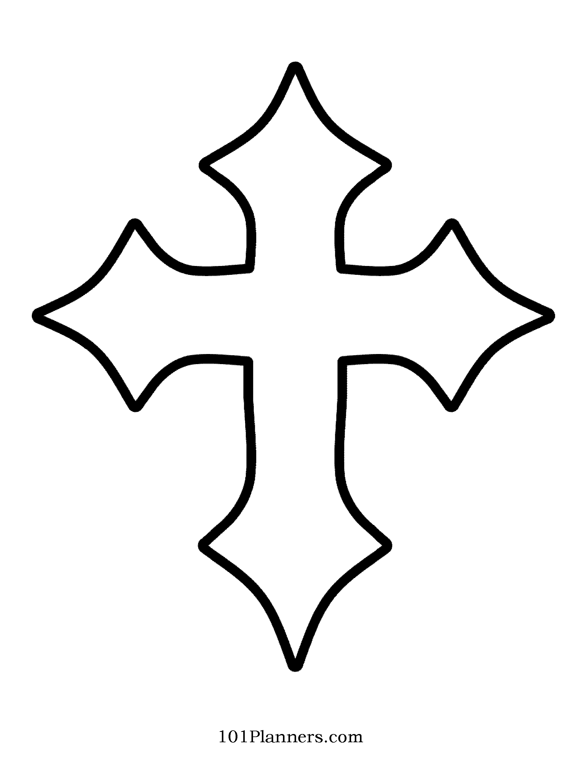 Free Printable Cross Template