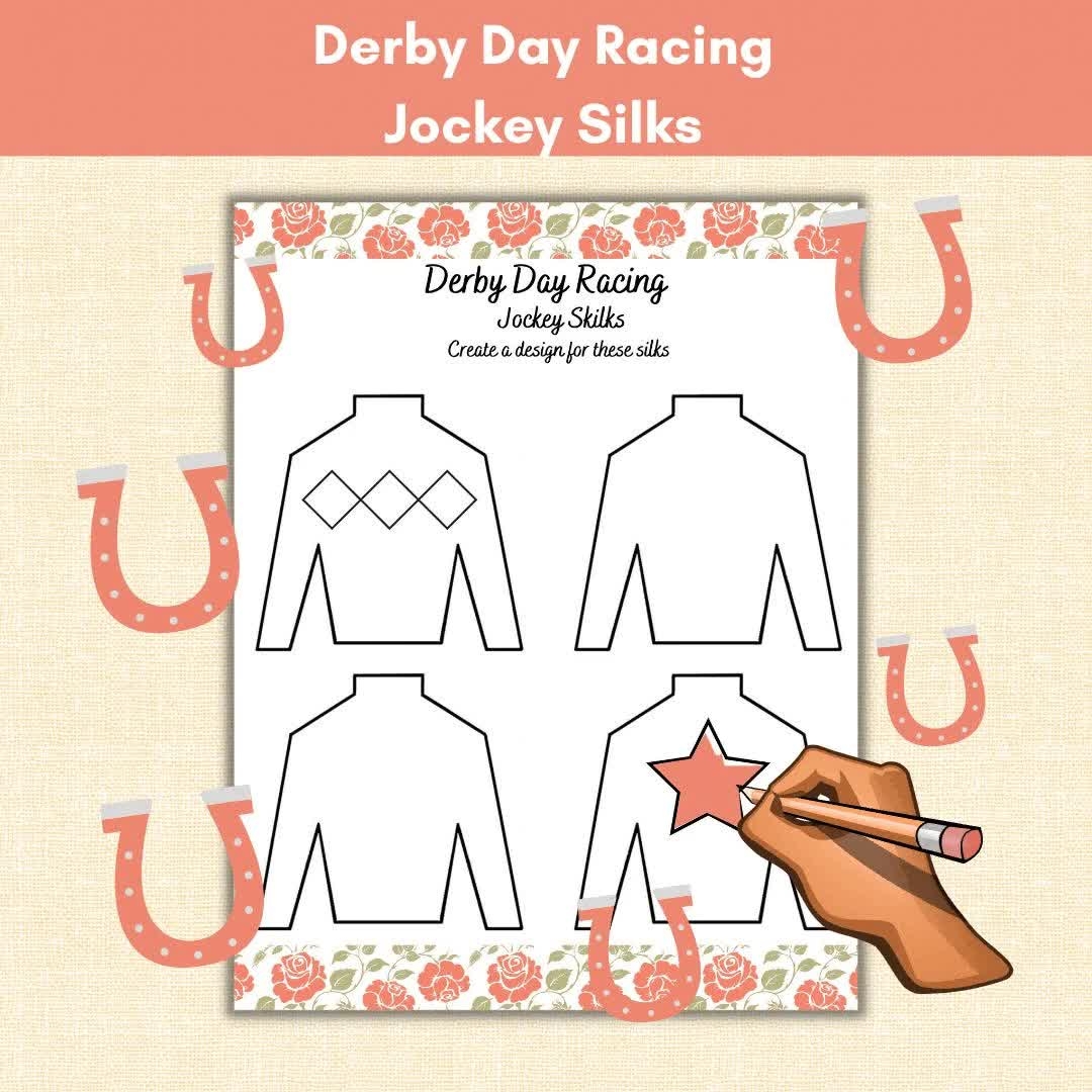 Derby Day Racing Jockey Silks Design And Color Derby Party Horse Racing Activities Senior Adults Youth Group Classroom Family Time