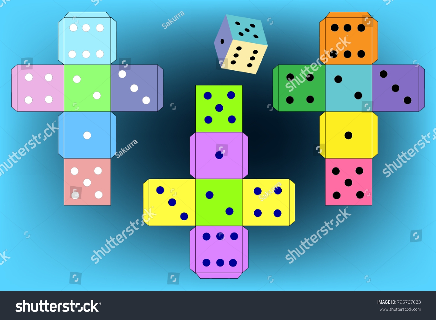 Paper Dice Template Printable