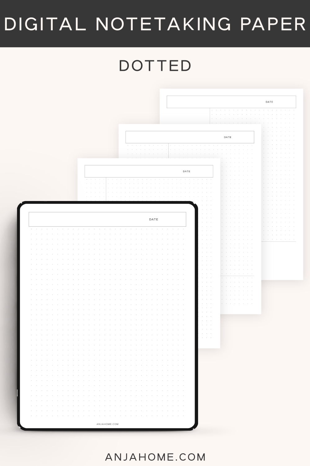Notebook Paper Template Printable